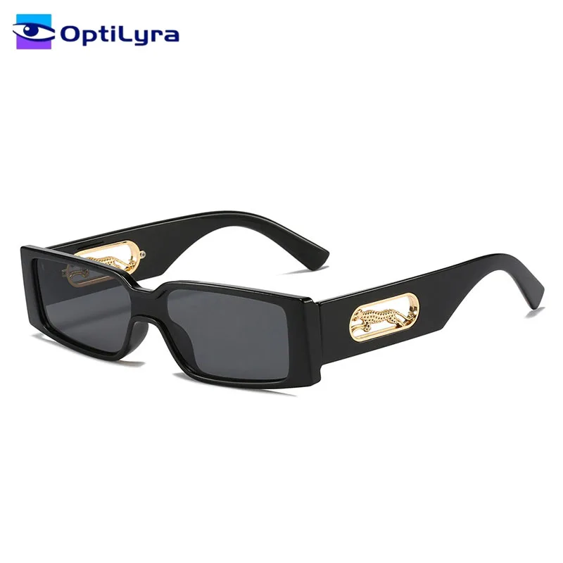 OptiLyra Brand Women's Hollow Out Leopard Print Decorative Sunglasses Men's Rectangular Punk Glasses UV400 Protective Glasses
OptiLyra Brand Women's Hollow Out Leopard Print Decorative Sunglasses Men's Rectangular Punk Glasses UV400 Protective Glasses
