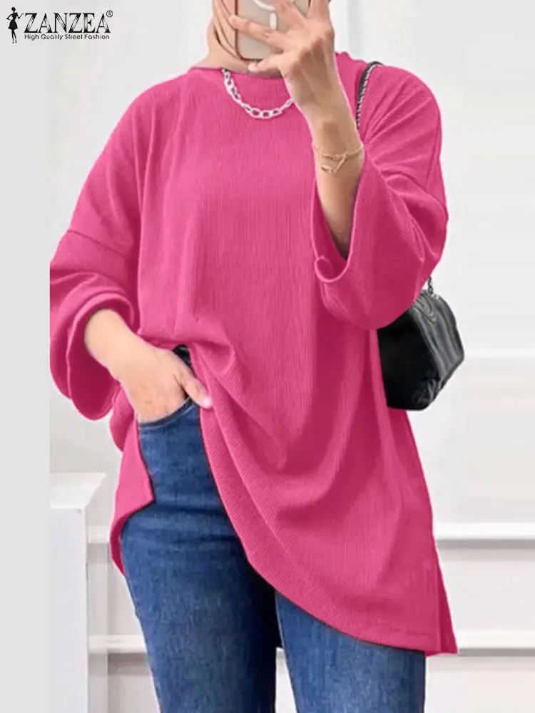 ZANZEA Women Muslim Blouse Fashion O Neck Long Sleeve Casual Shirt Ramadan Turkey Abaya Elegant Loose Tops Oversize Kaftan Mujer
ZANZEA Women Muslim Blouse Fashion O Neck Long Sleeve Casual Shirt Ramadan Turkey Abaya Elegant Loose Tops Oversize Kaftan Mujer