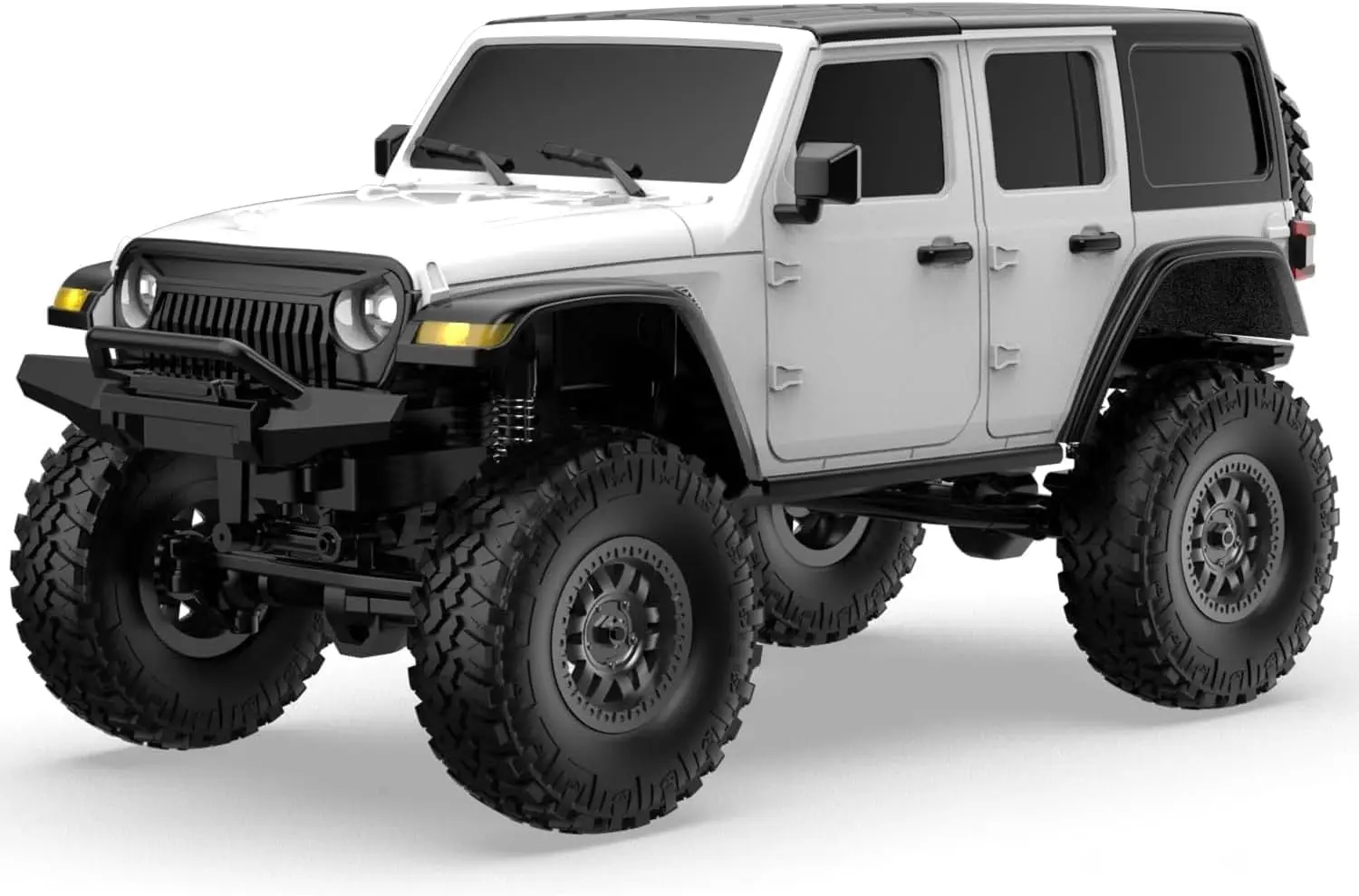 1/24 Scale All-Terrain RC Rock Crawler Truck, 4WD Off-Road Remote Control Vehicle with 2.4GHz, 2 Batteries, LED Lights, Ready-to-Run Hobby Grade Toy Gift for Adults
1/24 Scale All-Terrain RC Rock Crawler Truck, 4WD Off-Road Remote Control Vehicle with 2.4GHz, 2 Batteries, LED Lights, Ready-to-Run Hobby Grade Toy Gift for Adults