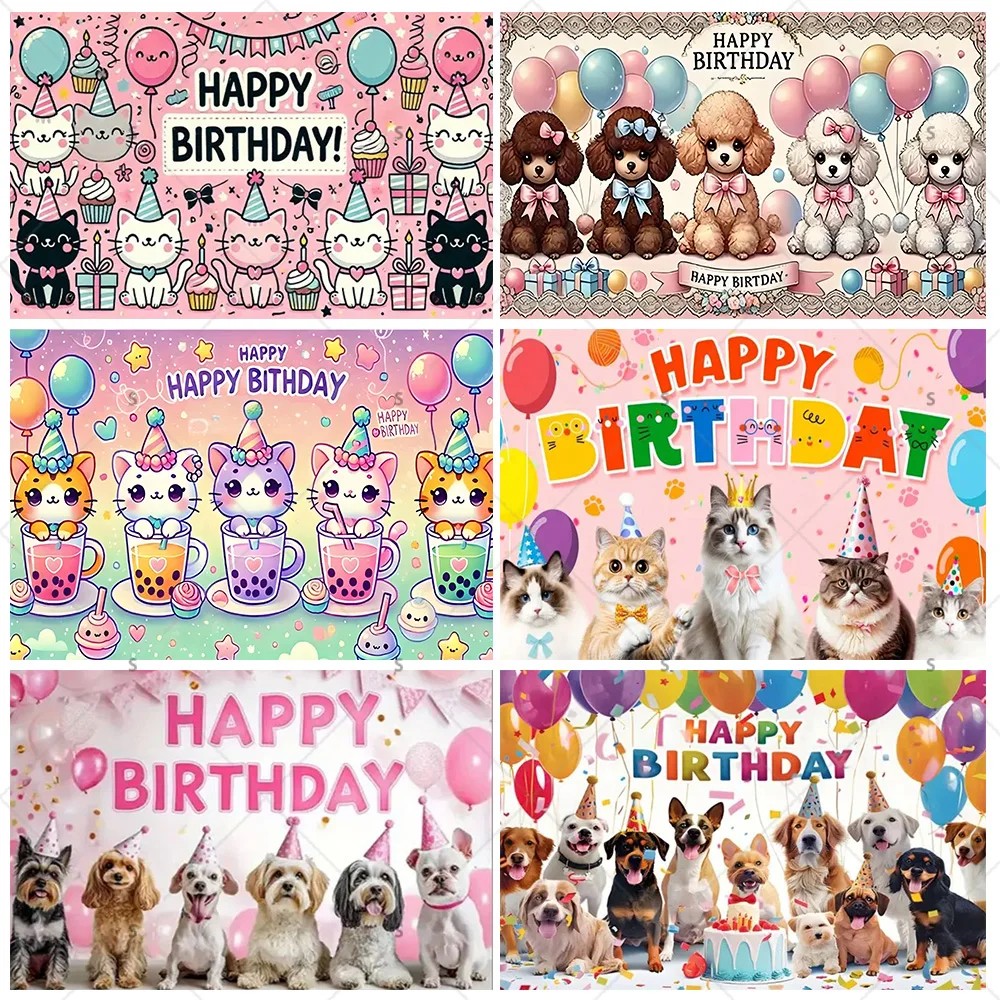 Cute Pet Birthday Party Background Decoration Supplies Cartoon Puppy Dog And Cat Backdrop Decor Banner Photography Props Kid Gif
Cute Pet Birthday Party Background Decoration Supplies Cartoon Puppy Dog And Cat Backdrop Decor Banner Photography Props Kid Gif