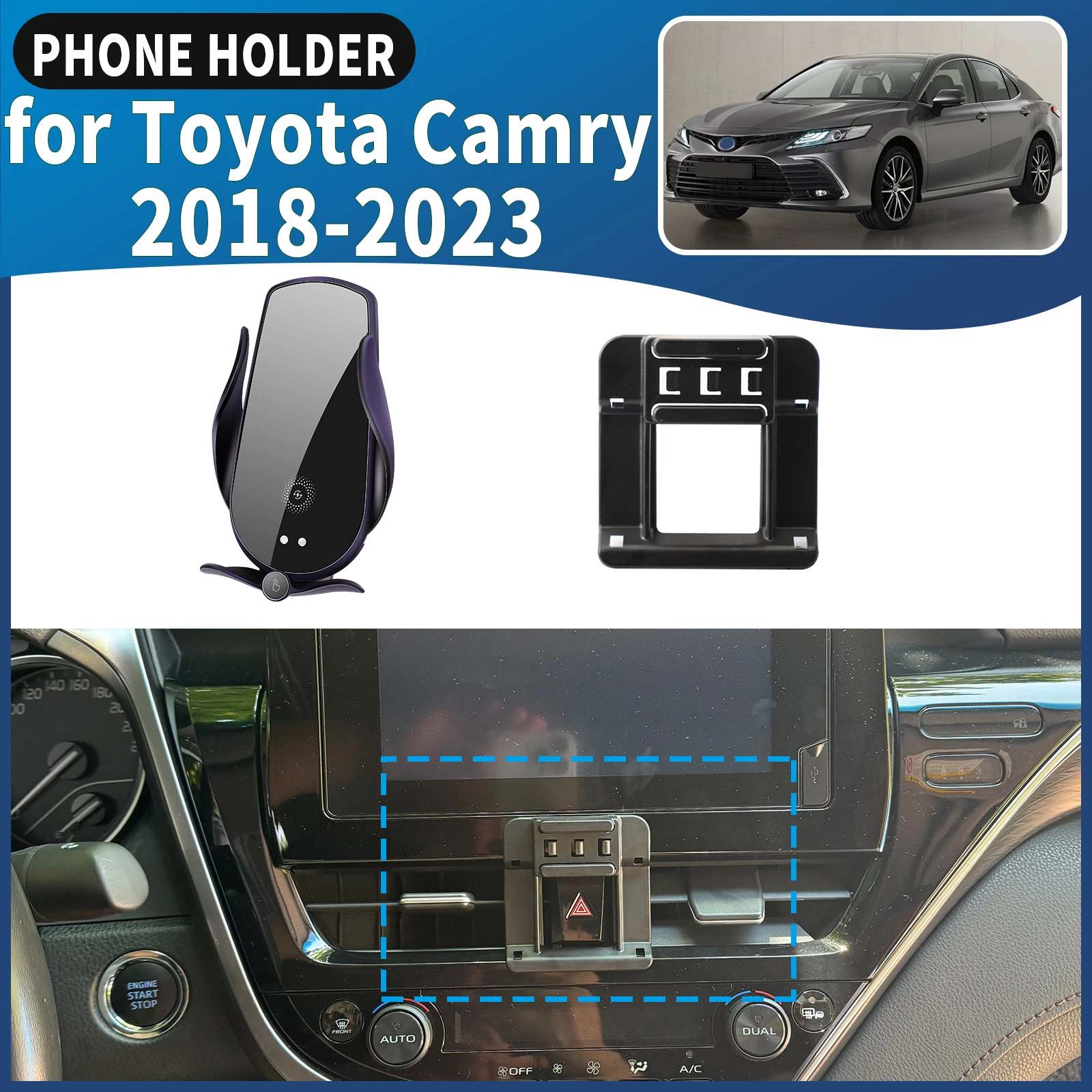 fit for Toyota Camry XV70 2018 2019-2023 Car Phone Holder Mount Vehicle-Specific GPS Navigation Easy Installation accessoires
fit for Toyota Camry XV70 2018 2019-2023 Car Phone Holder Mount Vehicle-Specific GPS Navigation Easy Installation accessoires