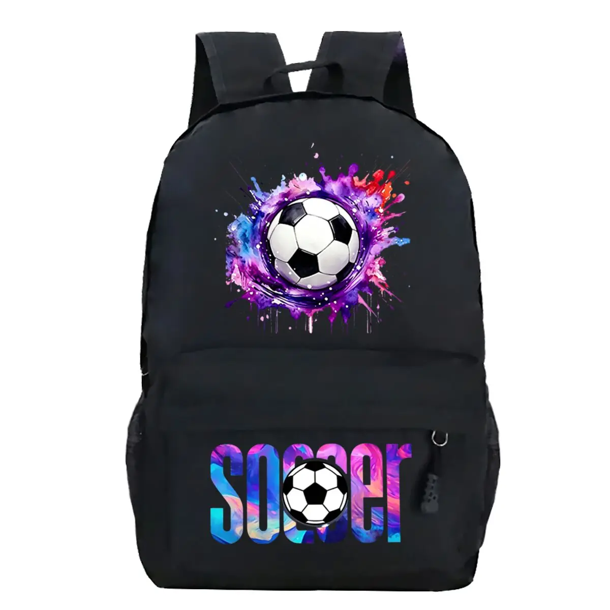 Youth School Backpacks Soccer Watercolor Large Capacity Canvas Harajuku Fashion Zipper Football Fan Gifts Shoulders Bags
Youth School Backpacks Soccer Watercolor Large Capacity Canvas Harajuku Fashion Zipper Football Fan Gifts Shoulders Bags