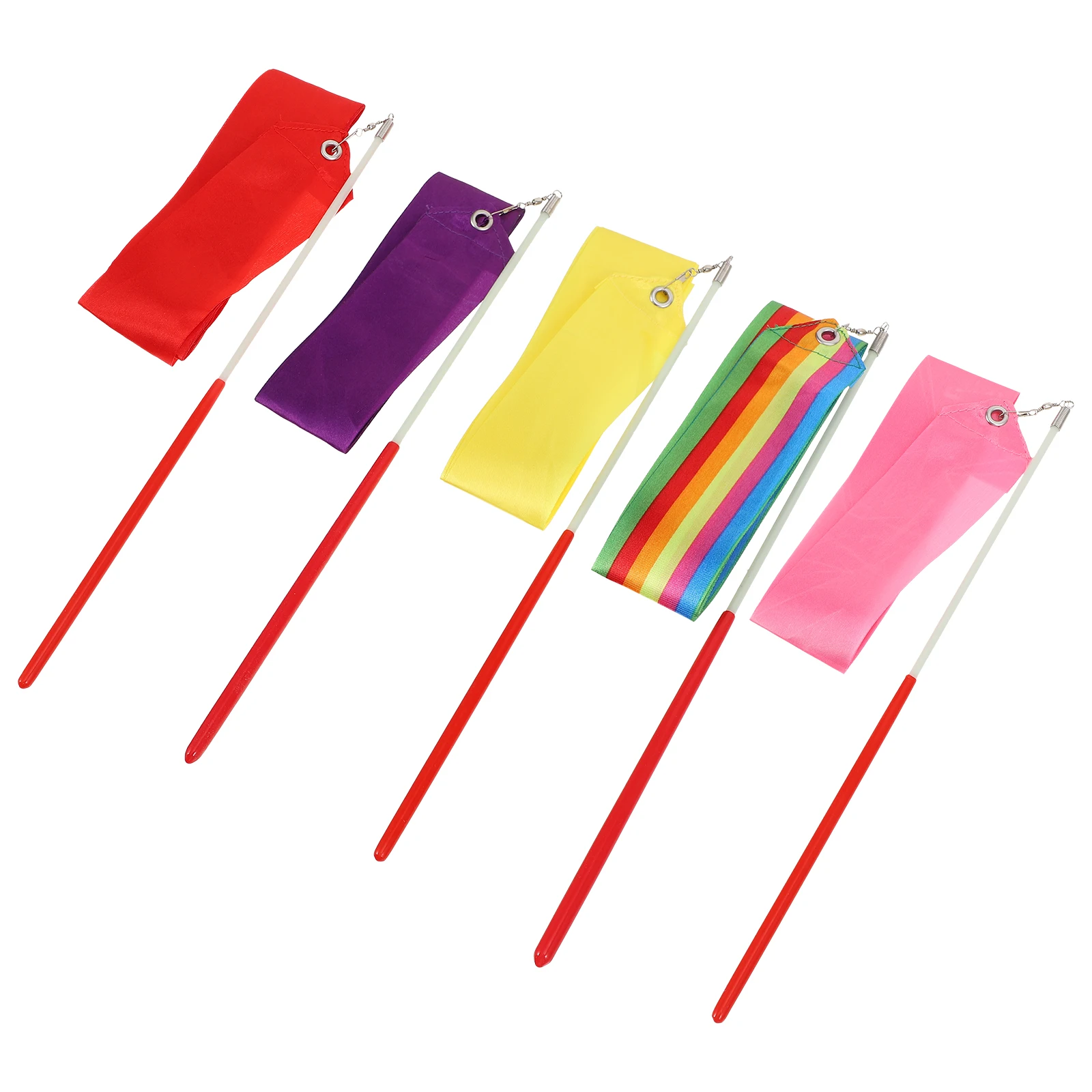 5Pcs Gym Ribbon Rhythmic Dancing Satin Streamers Colorful Twirling Durable Child Ribbons Fitness Accessories
5Pcs Gym Ribbon Rhythmic Dancing Satin Streamers Colorful Twirling Durable Child Ribbons Fitness Accessories