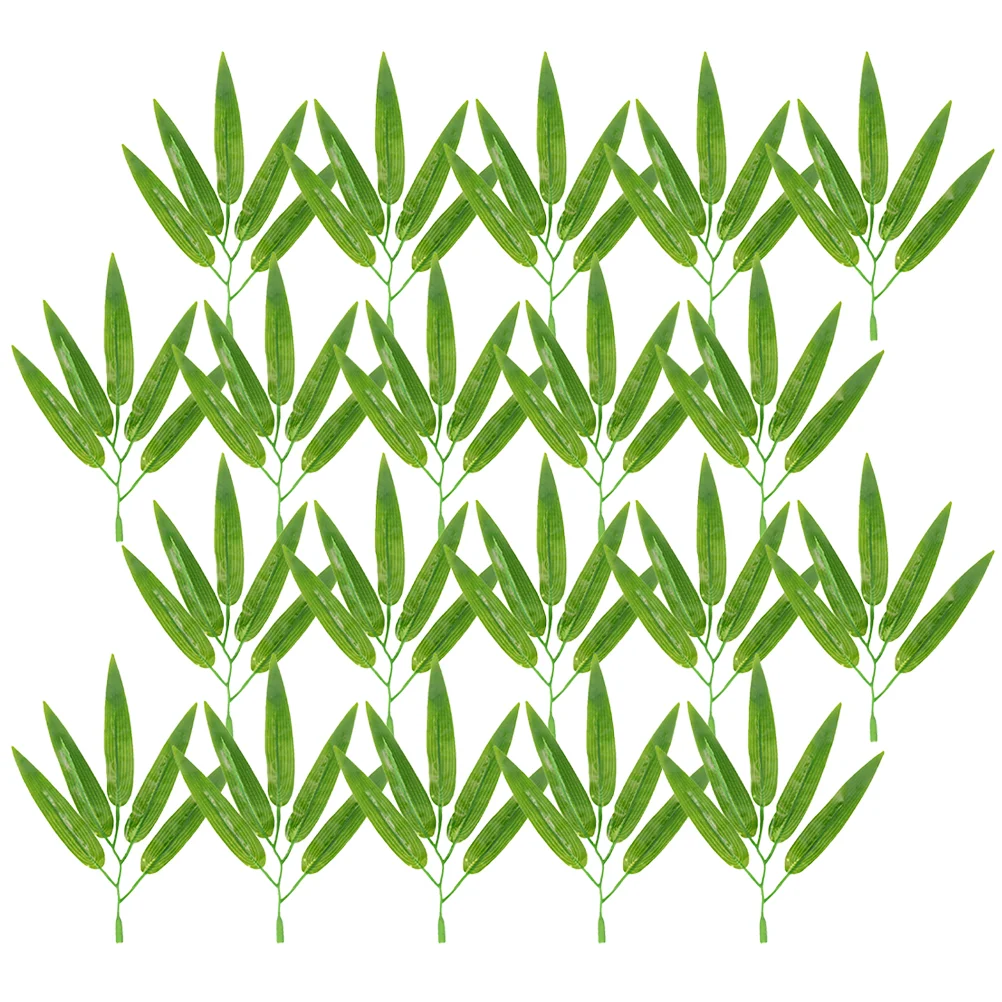 Fake Plant Simulated Bamboo Leaves Sushi Ornament Faux Light Green Plastic Decorative
Fake Plant Simulated Bamboo Leaves Sushi Ornament Faux Light Green Plastic Decorative