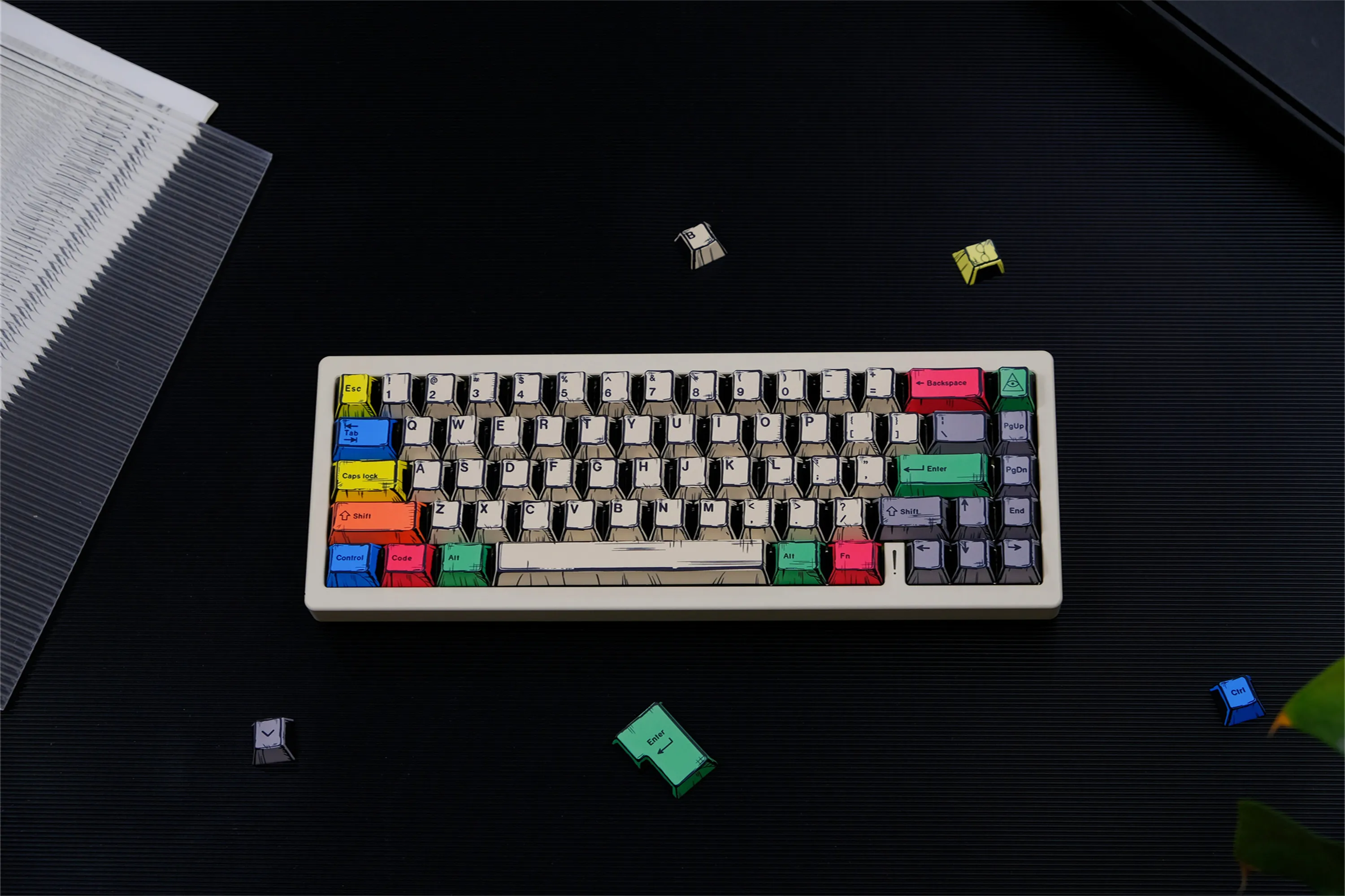 Canvas Comics Style Keycaps 150 Keys PBT Keycap CHERRY Profile DYE-SUB For MX Switch Wooting Mechanical Keyboard ISO ANSI Layout
Canvas Comics Style Keycaps 150 Keys PBT Keycap CHERRY Profile DYE-SUB For MX Switch Wooting Mechanical Keyboard ISO ANSI Layout