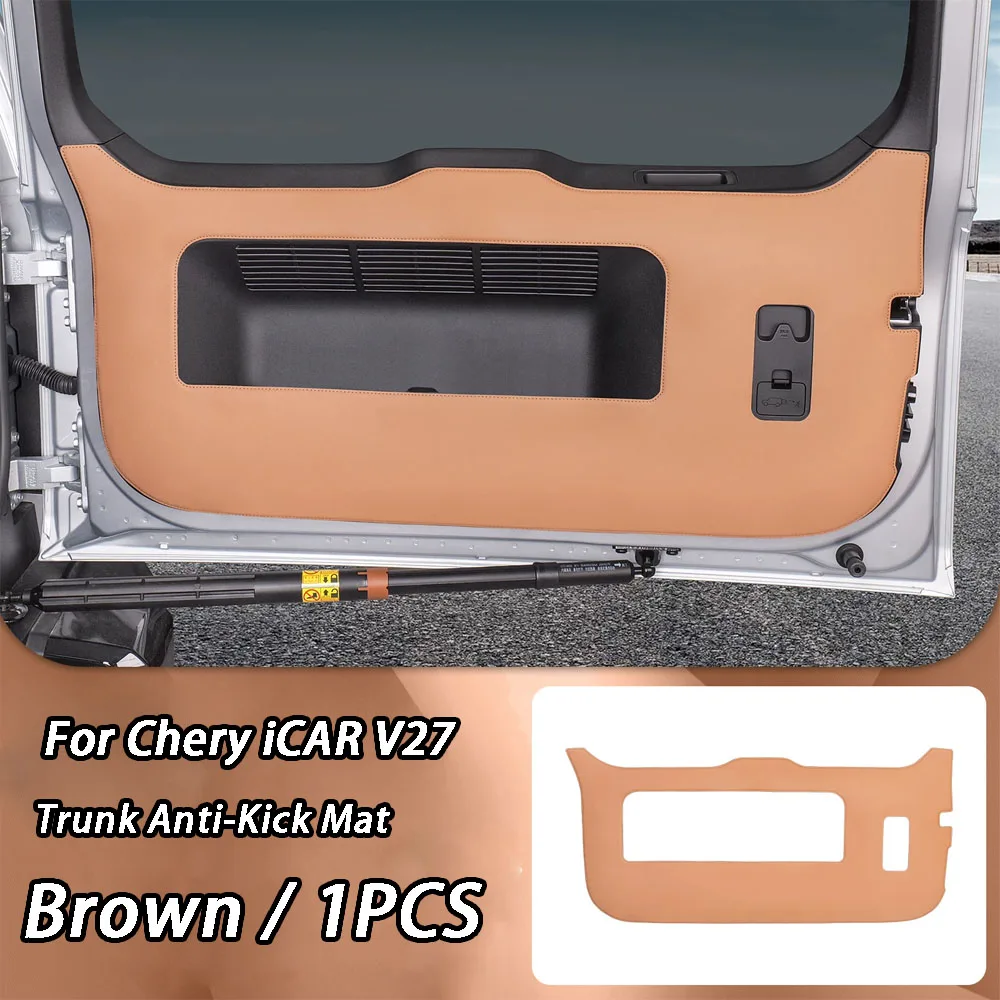 For Chery iCAR V27 2026+ Tailgate Anti-kick Pad Scratch Resistant Nappa Leather Trunk Door Scratch Resistant Full Leather Pad
For Chery iCAR V27 2026+ Tailgate Anti-kick Pad Scratch Resistant Nappa Leather Trunk Door Scratch Resistant Full Leather Pad