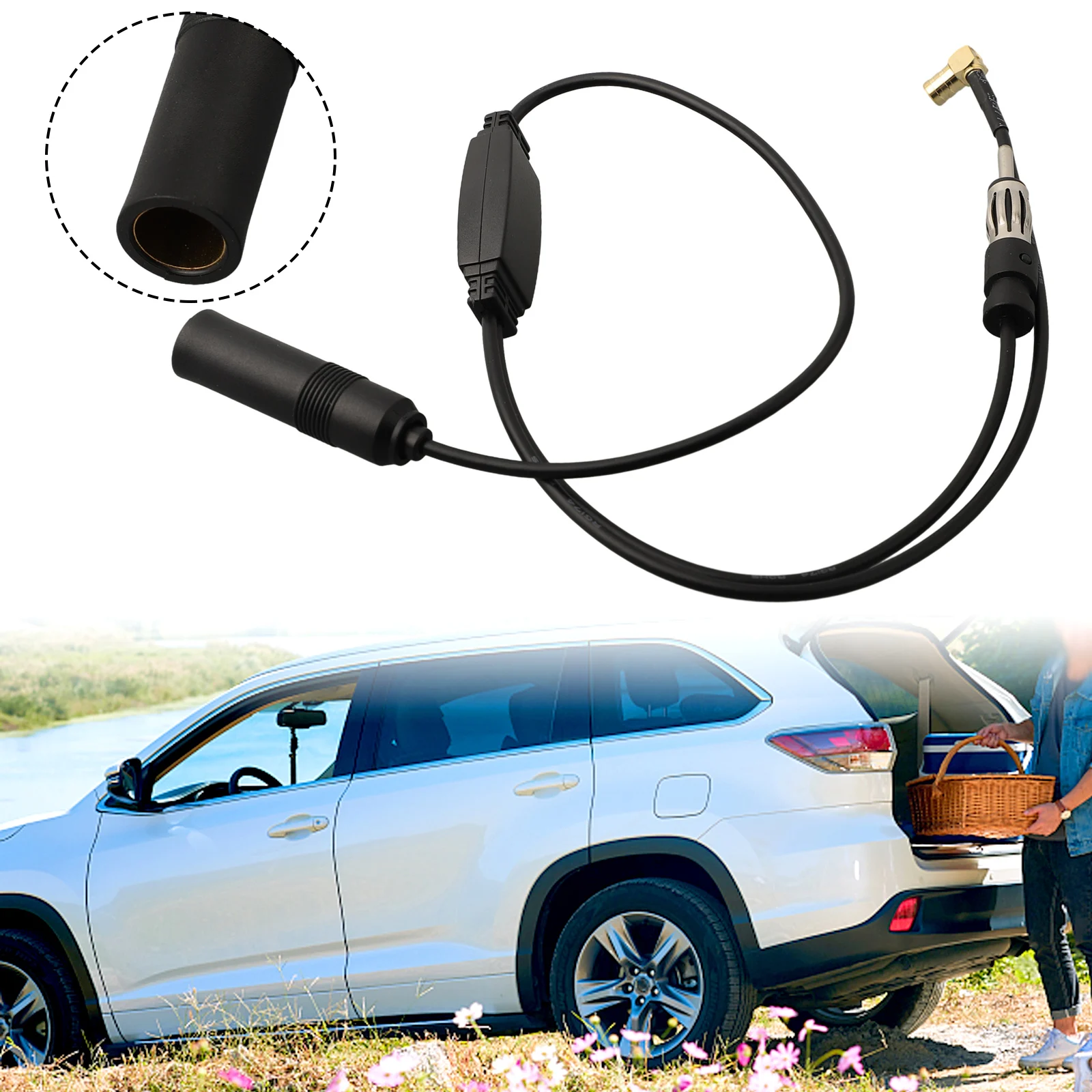1pc Car FM/AM DAB Radio Active Antenna Aerial Splitter Adapter Metal Cable SMB Converter DIN Female To Male For Most Cars
1pc Car FM/AM DAB Radio Active Antenna Aerial Splitter Adapter Metal Cable SMB Converter DIN Female To Male For Most Cars
