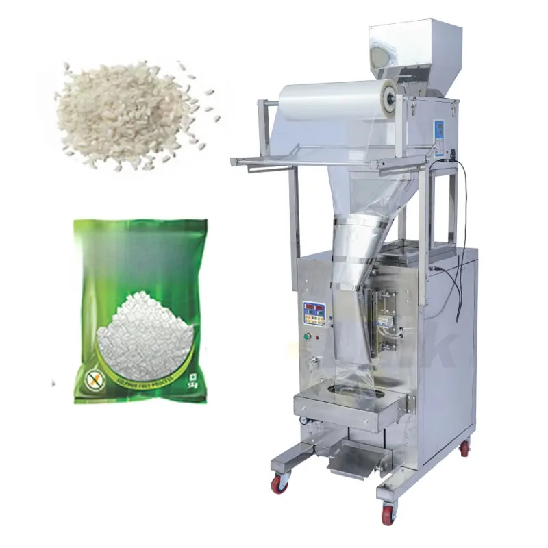 Automatic Vertical Rice Sugar Salt Bagging Machine Rice Grain Bean Cereal Bag Filling Machine 10-100m Sugar Packing Machine
Automatic Vertical Rice Sugar Salt Bagging Machine Rice Grain Bean Cereal Bag Filling Machine 10-100m Sugar Packing Machine