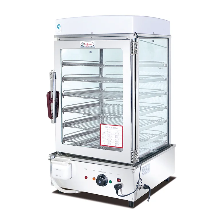 Commercial Stainless Steel 6-layer Food Steamer Display Electric Mantou Steamer Display
Commercial Stainless Steel 6-layer Food Steamer Display Electric Mantou Steamer Display