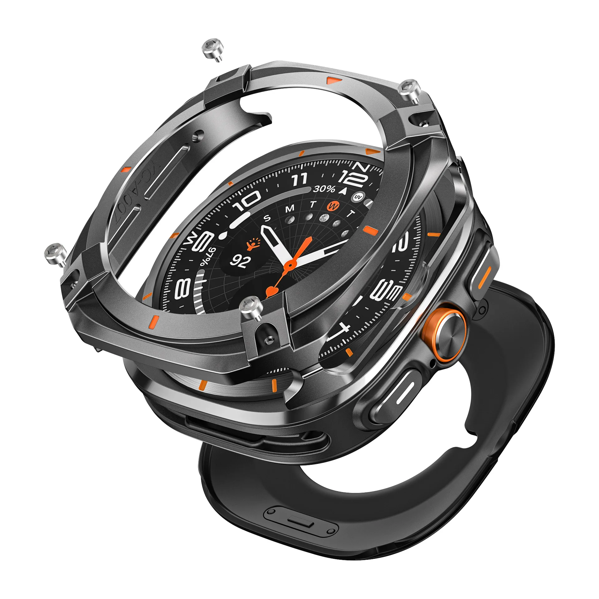 Роскошный металлический чехол для Samsung Galaxy Watch Ultra 7, 47 мм, защитный бампер для SAMSUNG GALAXY WATCH 7, аксессуар 
Роскошный металлический чехол для Samsung Galaxy Watch Ultra 7, 47 мм, защитный бампер для SAMSUNG GALAXY WATCH 7, аксессуар