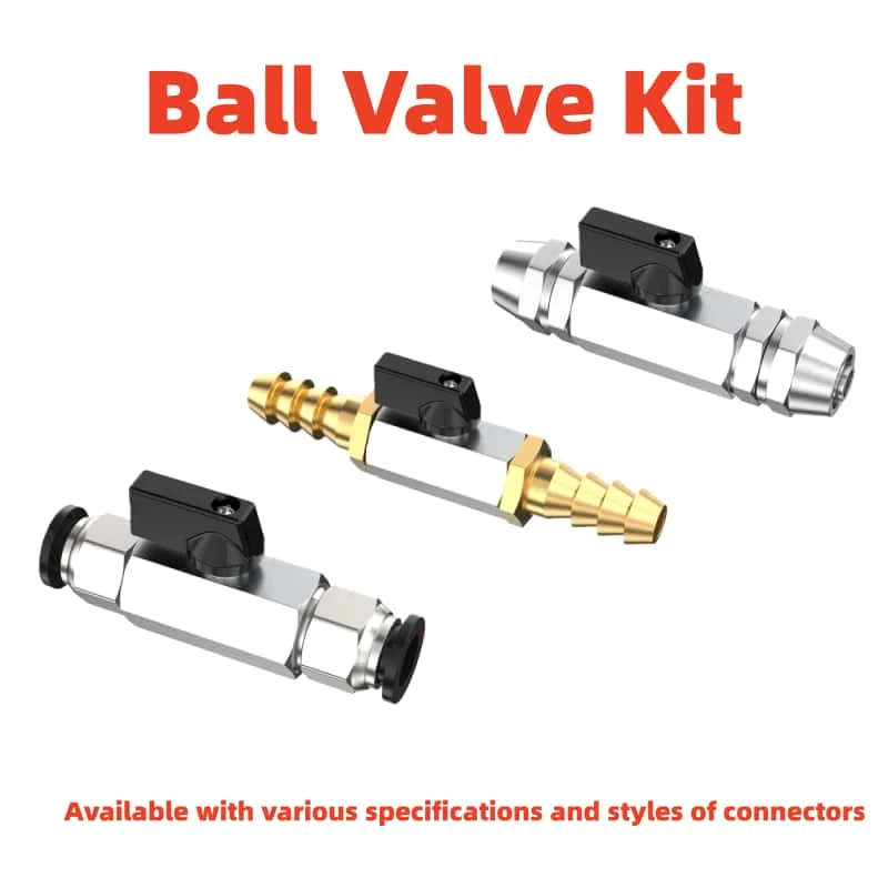 Mini Brass Ball Valve Set with Various Air Hose Connectors Compact Air Compressor Shut-off Valve Corrosion-Resistant
Mini Brass Ball Valve Set with Various Air Hose Connectors Compact Air Compressor Shut-off Valve Corrosion-Resistant