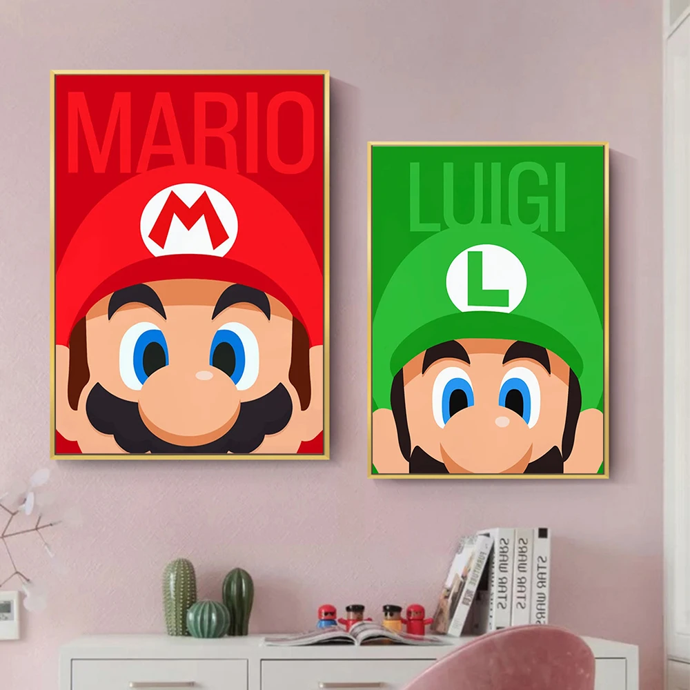 Super Mario poster print Luigi canvas painting wall art poster for gamers Super Mario lovers gift home decor game room bedroom
Super Mario poster print Luigi canvas painting wall art poster for gamers Super Mario lovers gift home decor game room bedroom