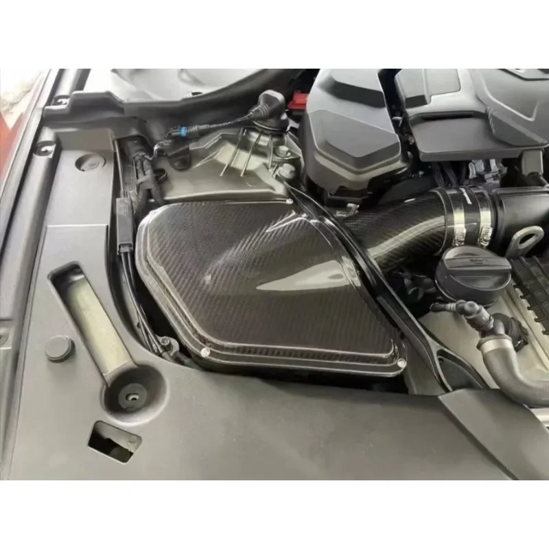 For BMW M5 F90 M8 F91 F92 F93 2018-2023 S63 4.4T Pre-preg Carbon Fiber Air Intake Systems
For BMW M5 F90 M8 F91 F92 F93 2018-2023 S63 4.4T Pre-preg Carbon Fiber Air Intake Systems