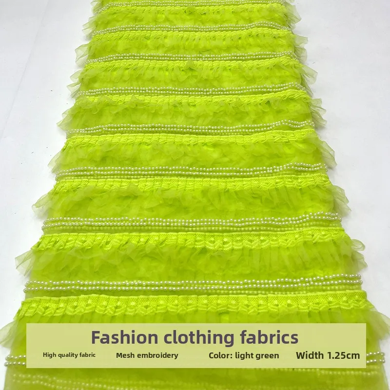 Mesh Bubble Bead Lace Embroidered Fabric for Tiered Skirt Dress Clothing Design Diy Cloth By The Yard Sewing Material
Mesh Bubble Bead Lace Embroidered Fabric for Tiered Skirt Dress Clothing Design Diy Cloth By The Yard Sewing Material