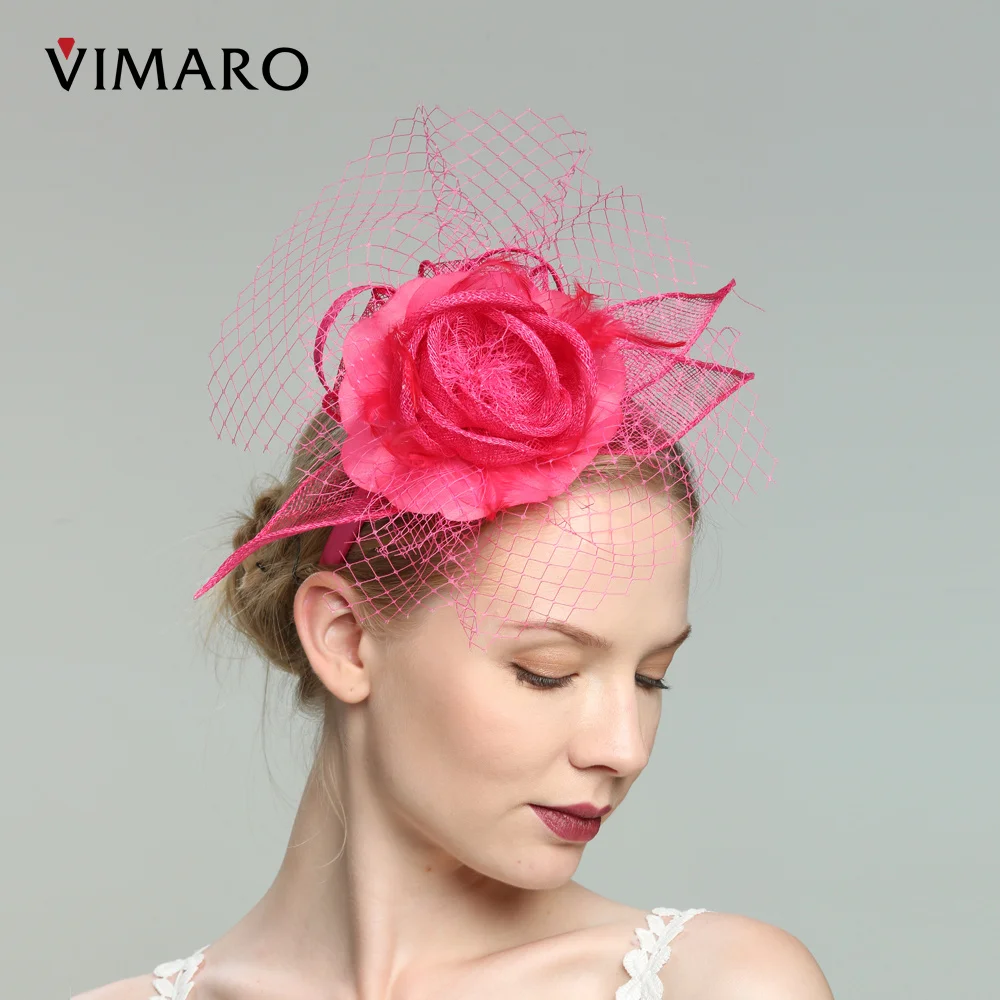 VIMARO Fuchsia Flower Sinamay Fascinators for Women Elegant Headbands Fascinator Hats for Women Wedding and Church Hat Derby
VIMARO Fuchsia Flower Sinamay Fascinators for Women Elegant Headbands Fascinator Hats for Women Wedding and Church Hat Derby