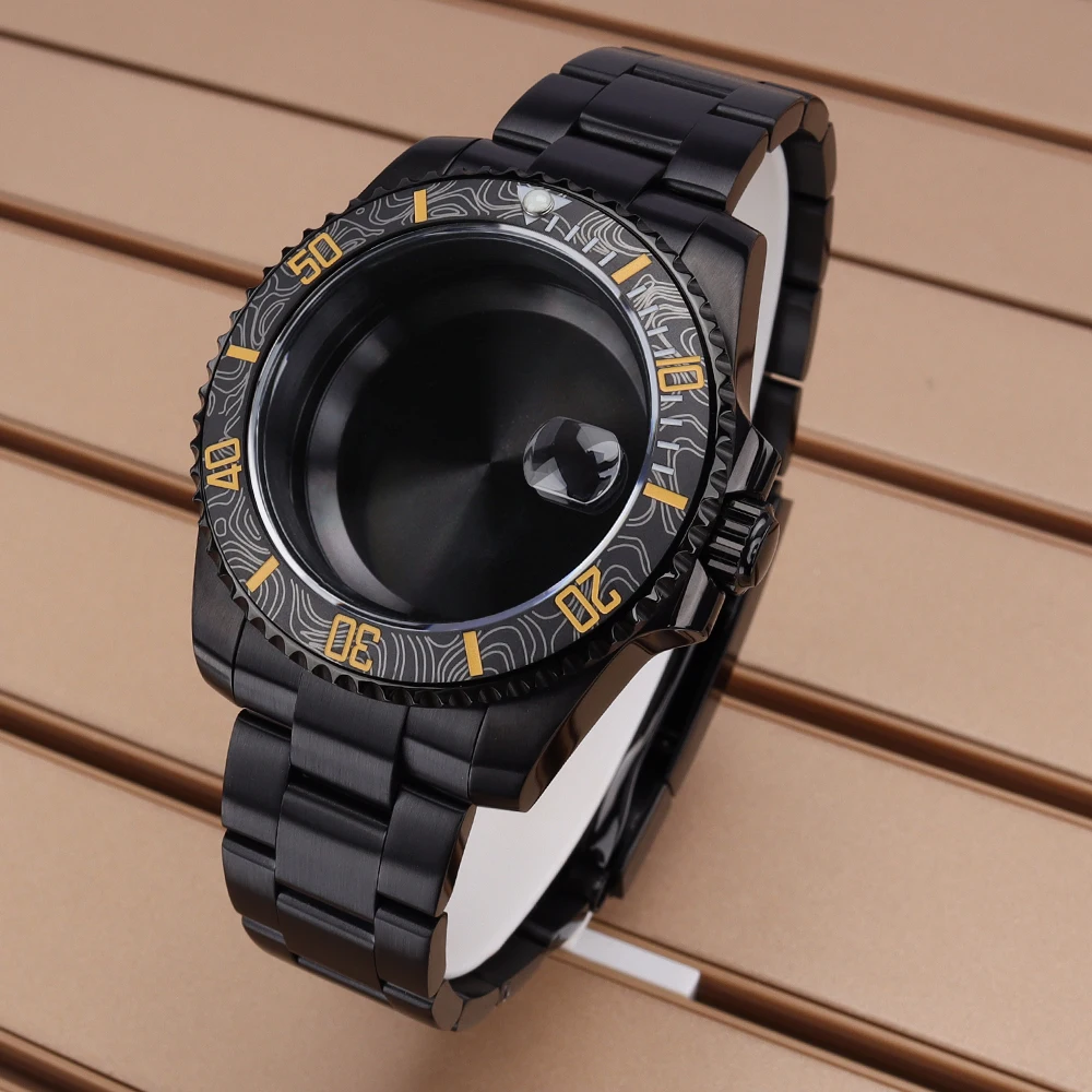 40mm NH35 Black Watch Case Sapphire Crystal 120 Click for SUB NH35 NH36 NH34 NH70 Miyota 8215 ETA 2824 28.5mmDial Mod Watch Case
40mm NH35 Black Watch Case Sapphire Crystal 120 Click for SUB NH35 NH36 NH34 NH70 Miyota 8215 ETA 2824 28.5mmDial Mod Watch Case