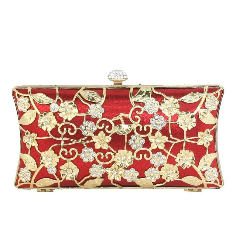 Metal hollowed-out fashion bag clutch bag dinner dress female bag party bag Qipao bag
Metal hollowed-out fashion bag clutch bag dinner dress female bag party bag Qipao bag