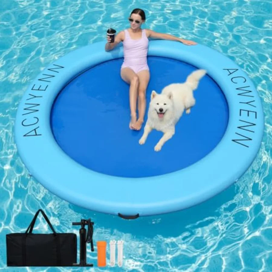 Lake and pool inflatable water hammock for adults PVC material blue color extra-thick durable design with comfortable mesh surf
Lake and pool inflatable water hammock for adults PVC material blue color extra-thick durable design with comfortable mesh surf