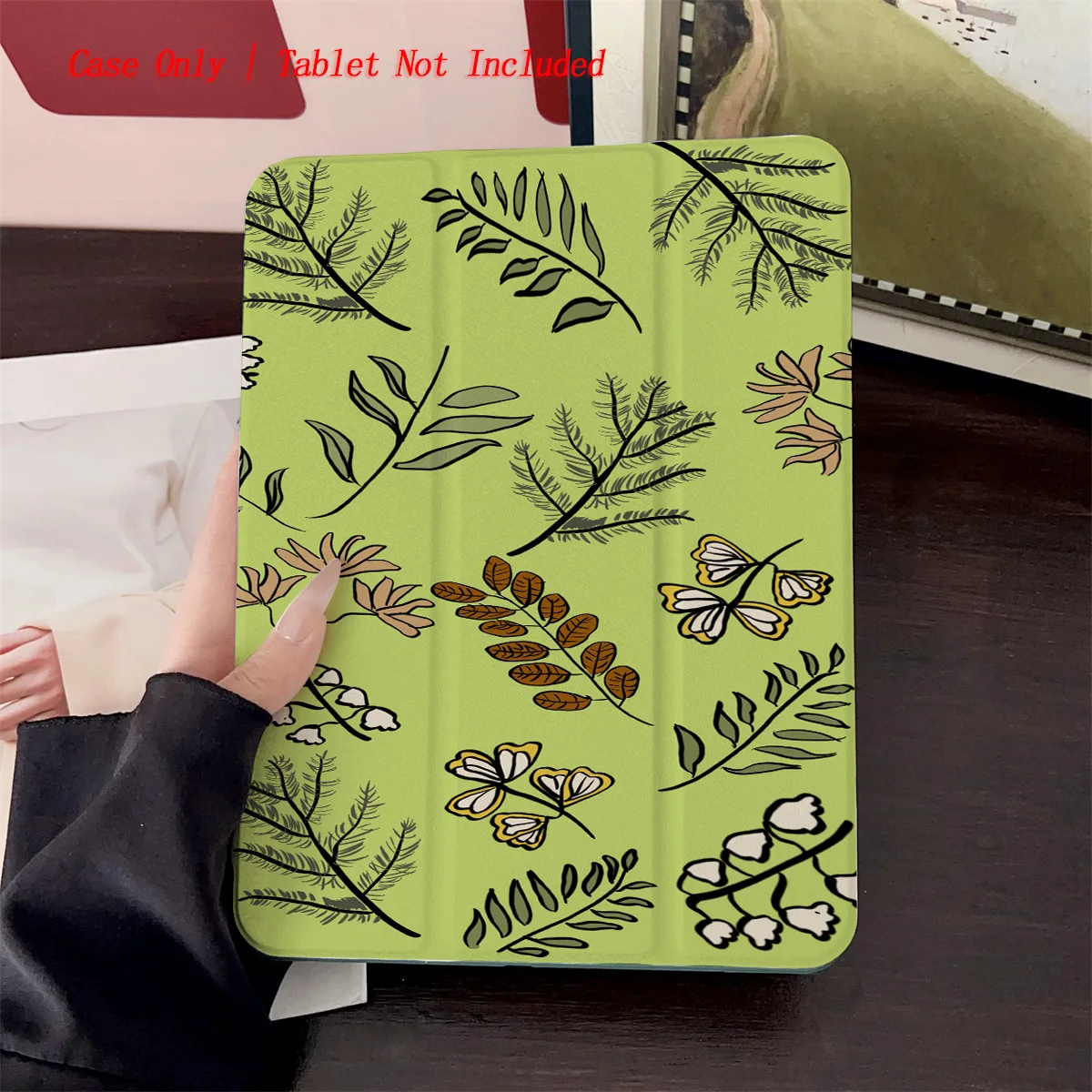 360 ° Чехол для iPad с вращающейся подставкой — тройной чехол, совместимый с рисунком зеленого листа Air 5/Pro 12,9/mini 6. Противокапельная оболочка.
360 ° Чехол для iPad с вращающейся подставкой — тройной чехол, совместимый с рисунком зеленого листа Air 5/Pro 12,9/mini 6. Противокапельная оболочка.