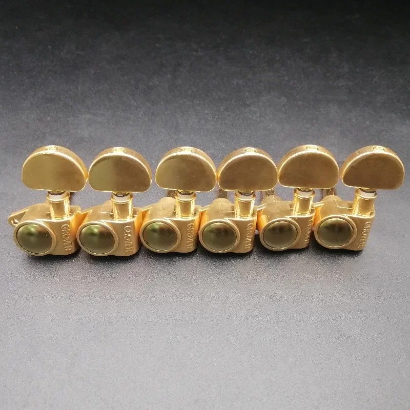 6Pcs Guitar Sealed Fan-shaped Tuning Pegs Tuner Machine Heads for Acoustic Electric Guitar Guitar Parts Black/Gold/Chrome
6Pcs Guitar Sealed Fan-shaped Tuning Pegs Tuner Machine Heads for Acoustic Electric Guitar Guitar Parts Black/Gold/Chrome