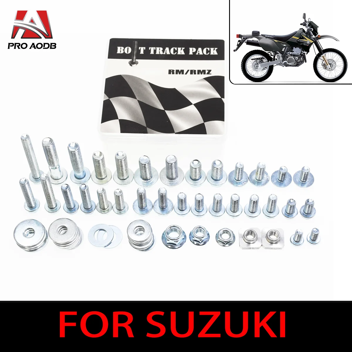 2003-2024 For SUZUKI RM RMZ RMX KX KLX YZ WR CRF XCF SXF EXCF FC FE TC TE TX 125-530 Hardware fittings Bolt Full Fastener Kit
2003-2024 For SUZUKI RM RMZ RMX KX KLX YZ WR CRF XCF SXF EXCF FC FE TC TE TX 125-530 Hardware fittings Bolt Full Fastener Kit