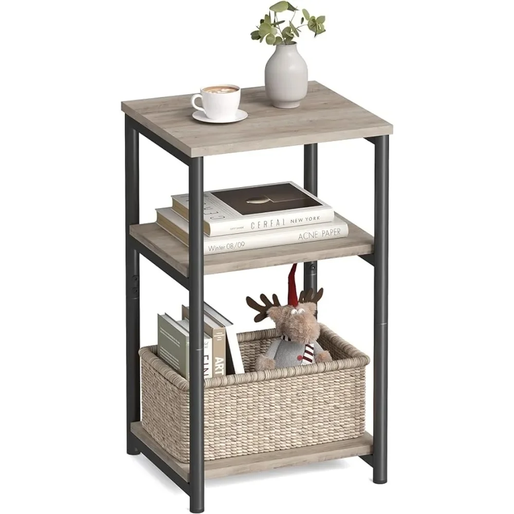 Side Table, Small End Table, Tall Nightstand for Living Room, Bedroom, Office, Bathroom, Greige and Classic Black ULET273B02
Side Table, Small End Table, Tall Nightstand for Living Room, Bedroom, Office, Bathroom, Greige and Classic Black ULET273B02