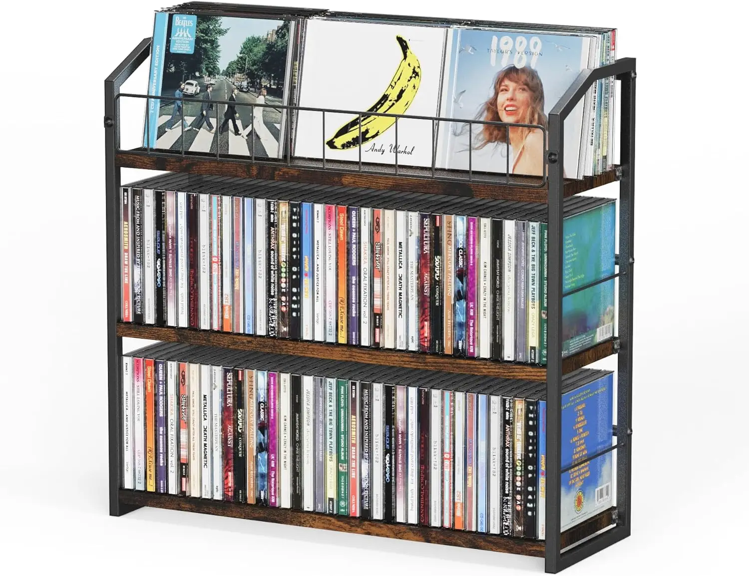 Трехуровневая подставка для CD-дисков, стеллаж для хранения на кухню, в домашний офис или на столешницу, вмещает 123 диска.
Трехуровневая подставка для CD-дисков, стеллаж для хранения на кухню, в домашний офис или на столешницу, вмещает 123 диска.