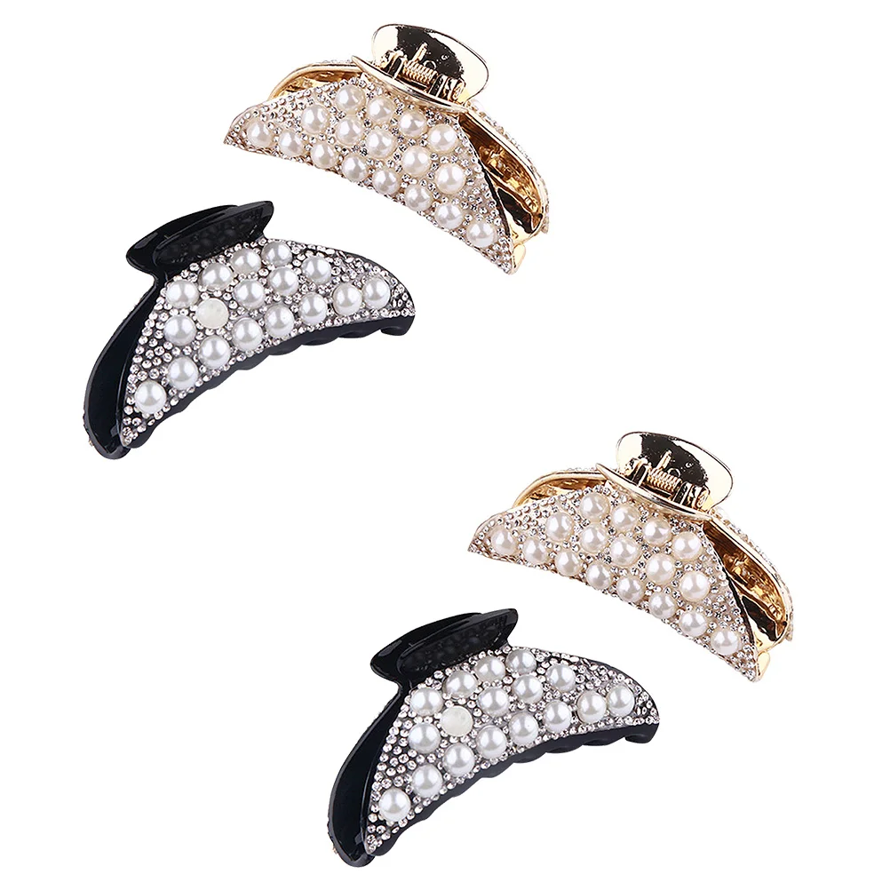 4Pcs Pearl Rhinestone Hair Jaw Clips Large Small Non-Slip Hair Claws for Women Daily Party Prom Photo Shoot Accessories
4Pcs Pearl Rhinestone Hair Jaw Clips Large Small Non-Slip Hair Claws for Women Daily Party Prom Photo Shoot Accessories