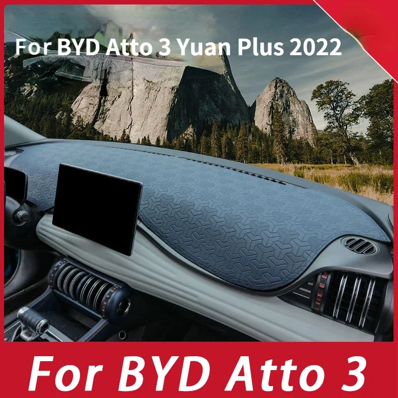 Коврик для приборной панели автомобиля для BYD Atto 3 Yuan Plus 2022 2023, коврик для приборной панели с правым рулем, коврик для приборной панели, аксессуары для приборной панели
Коврик для приборной панели автомобиля для BYD Atto 3 Yuan Plus 2022 2023, коврик для приборной панели с правым рулем, коврик для приборной панели, аксессуары для приборной панели