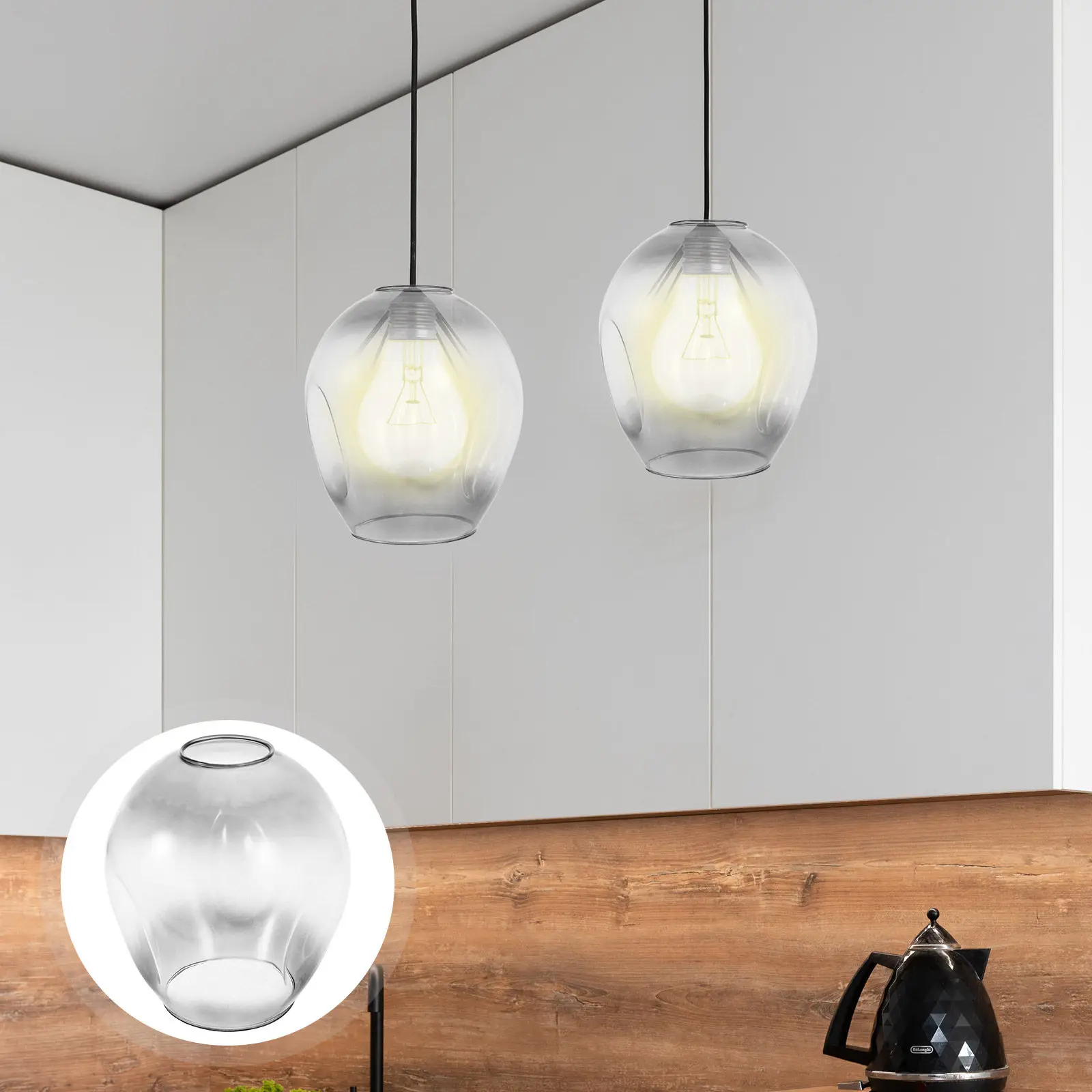 Glass Lamp Shade White Decorative Lampshade for Pendant Light Ceiling Light Replacement Glass Lamp Shade Cover for Home Living
Glass Lamp Shade White Decorative Lampshade for Pendant Light Ceiling Light Replacement Glass Lamp Shade Cover for Home Living