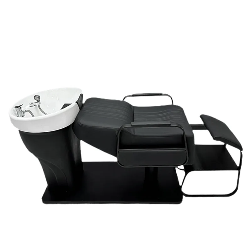 Hot-selling high-end ceramic basin half-lying shampoo bed barber shop special
Hot-selling high-end ceramic basin half-lying shampoo bed barber shop special