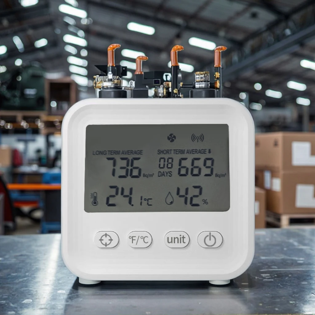 Mini Radon Air Quality Monitor Multifunction Temperature Humidity Data Adjustment Radon Sensor Monitor Indoor Radon Gas Detector
Mini Radon Air Quality Monitor Multifunction Temperature Humidity Data Adjustment Radon Sensor Monitor Indoor Radon Gas Detector