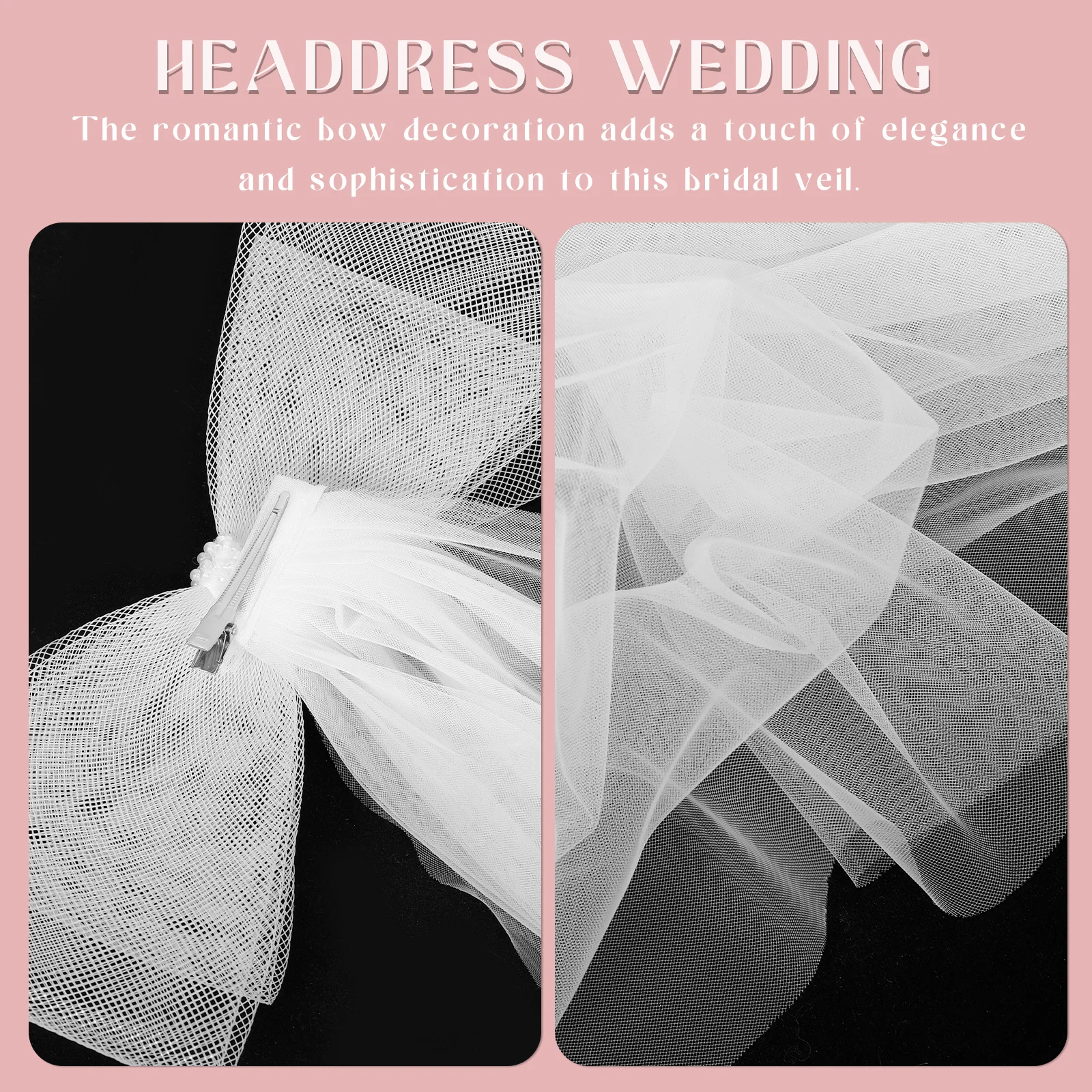 Stretch Mesh Big Bow Bridal Veil Long White Wedding Veil Bride Accessories Romantic Wedding Veils Veils for Brides 
Stretch Mesh Big Bow Bridal Veil Long White Wedding Veil Bride Accessories Romantic Wedding Veils Veils for Brides