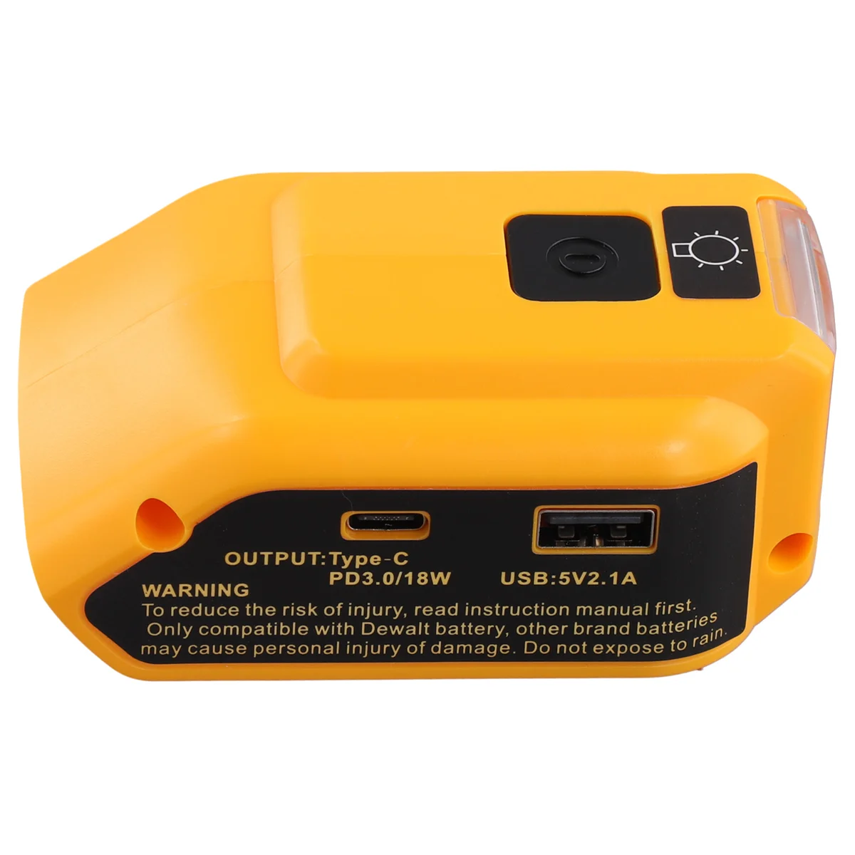 ABNJ Replacement DCB090 Power Source Converter for 20v Max 18V Battery Adapter with Dual USB DC 12V LED Work Light
ABNJ Replacement DCB090 Power Source Converter for 20v Max 18V Battery Adapter with Dual USB DC 12V LED Work Light