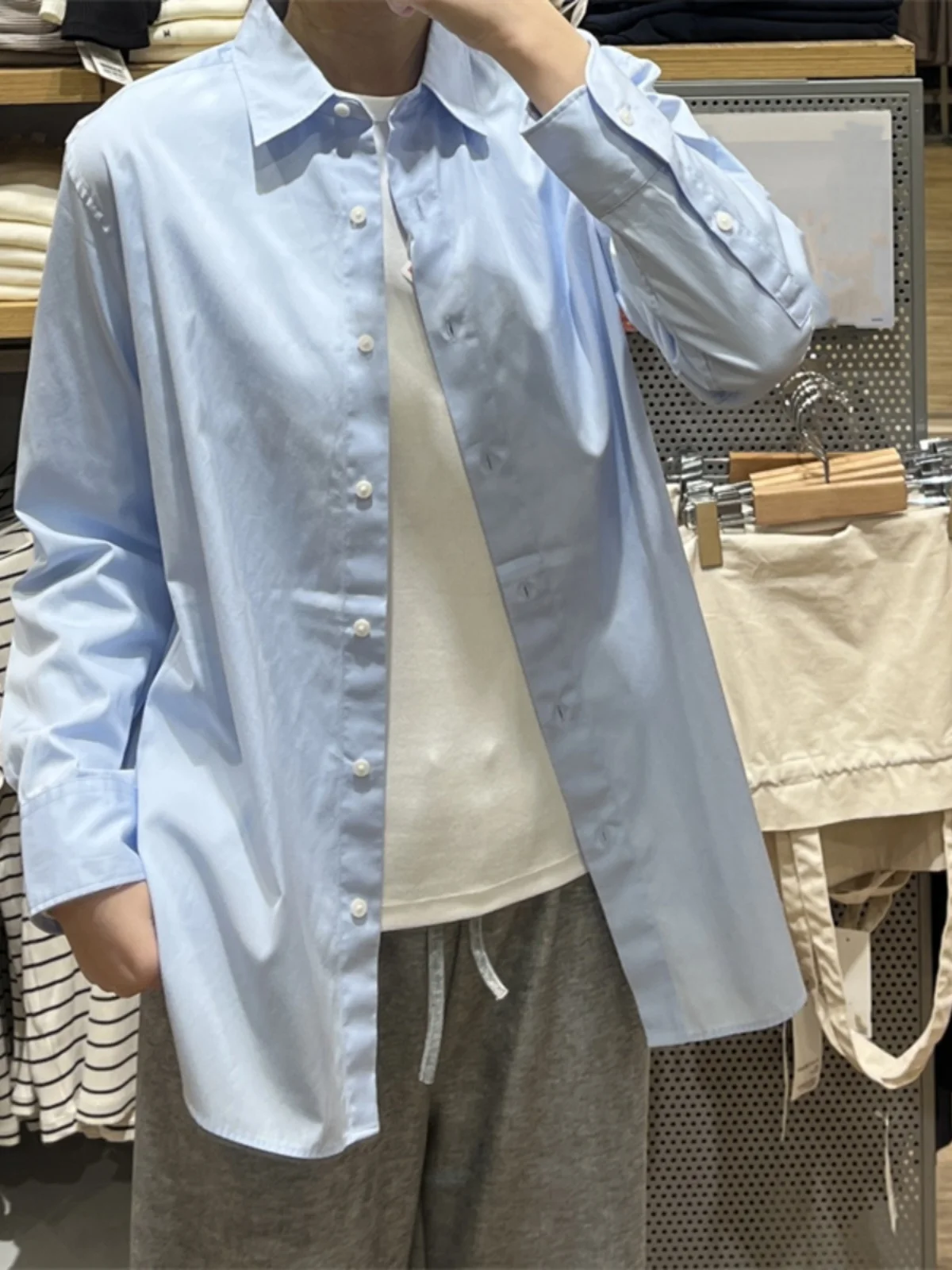 Spring New Arrival Women's Cotton irt Long Sve Casual Pure Color Commute Thin Outerwear Comfortable Loose Fit irt
Spring New Arrival Women's Cotton irt Long Sve Casual Pure Color Commute Thin Outerwear Comfortable Loose Fit irt