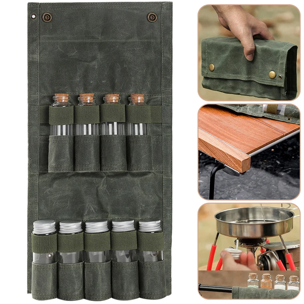 1Set Outdoor Spice Container Set Reusable Travel Spice Holder Kit Compact Folding Design for Camping Picnic Fishing Barbecuing
1Set Outdoor Spice Container Set Reusable Travel Spice Holder Kit Compact Folding Design for Camping Picnic Fishing Barbecuing