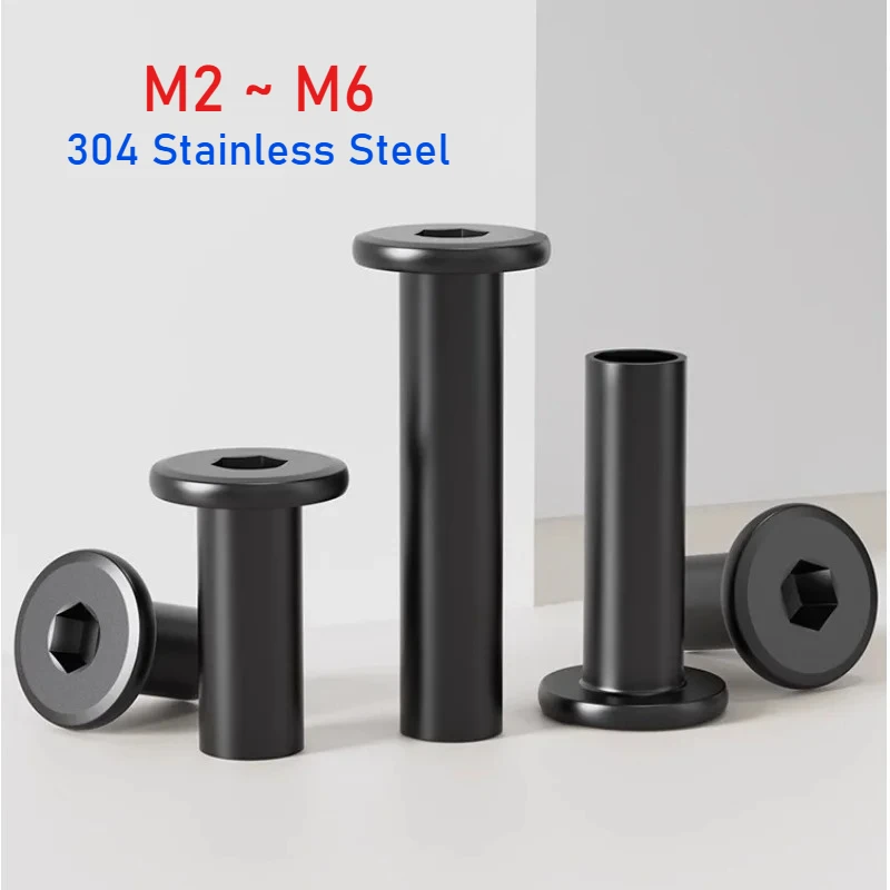 M2 M3 M4 M5 M6 Black 304 Stainless Steel Hex Socket Hexagon Large Flat Head Rivet Connector Insert Joint Sleeve Cap Nut
M2 M3 M4 M5 M6 Black 304 Stainless Steel Hex Socket Hexagon Large Flat Head Rivet Connector Insert Joint Sleeve Cap Nut