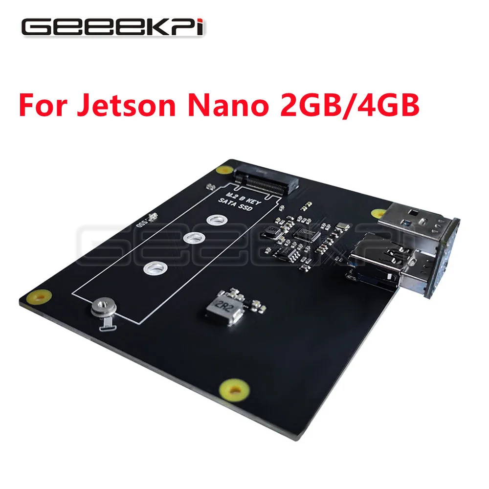 GeeekPi T150 M.2 NGFF SATA SSD Storage Expansion Board for Jetson Nano support Key-B 2242/2260/2280 SSD
GeeekPi T150 M.2 NGFF SATA SSD Storage Expansion Board for Jetson Nano support Key-B 2242/2260/2280 SSD