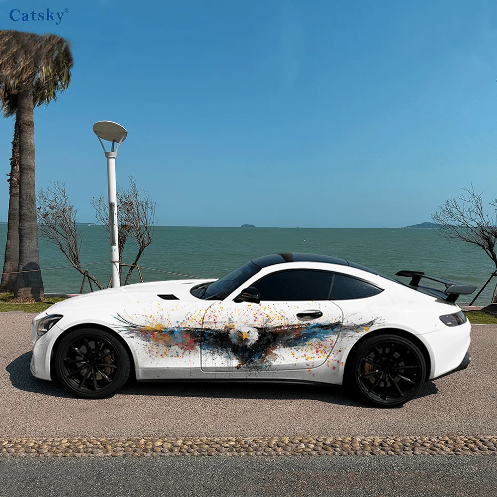 Eagle Coloreful Smoke Car Vinyl Wraps Decal Self-adhesive PVC Sticker Suitable for Trucks SUV Decoration Auto Accessories Gift
Eagle Coloreful Smoke Car Vinyl Wraps Decal Self-adhesive PVC Sticker Suitable for Trucks SUV Decoration Auto Accessories Gift