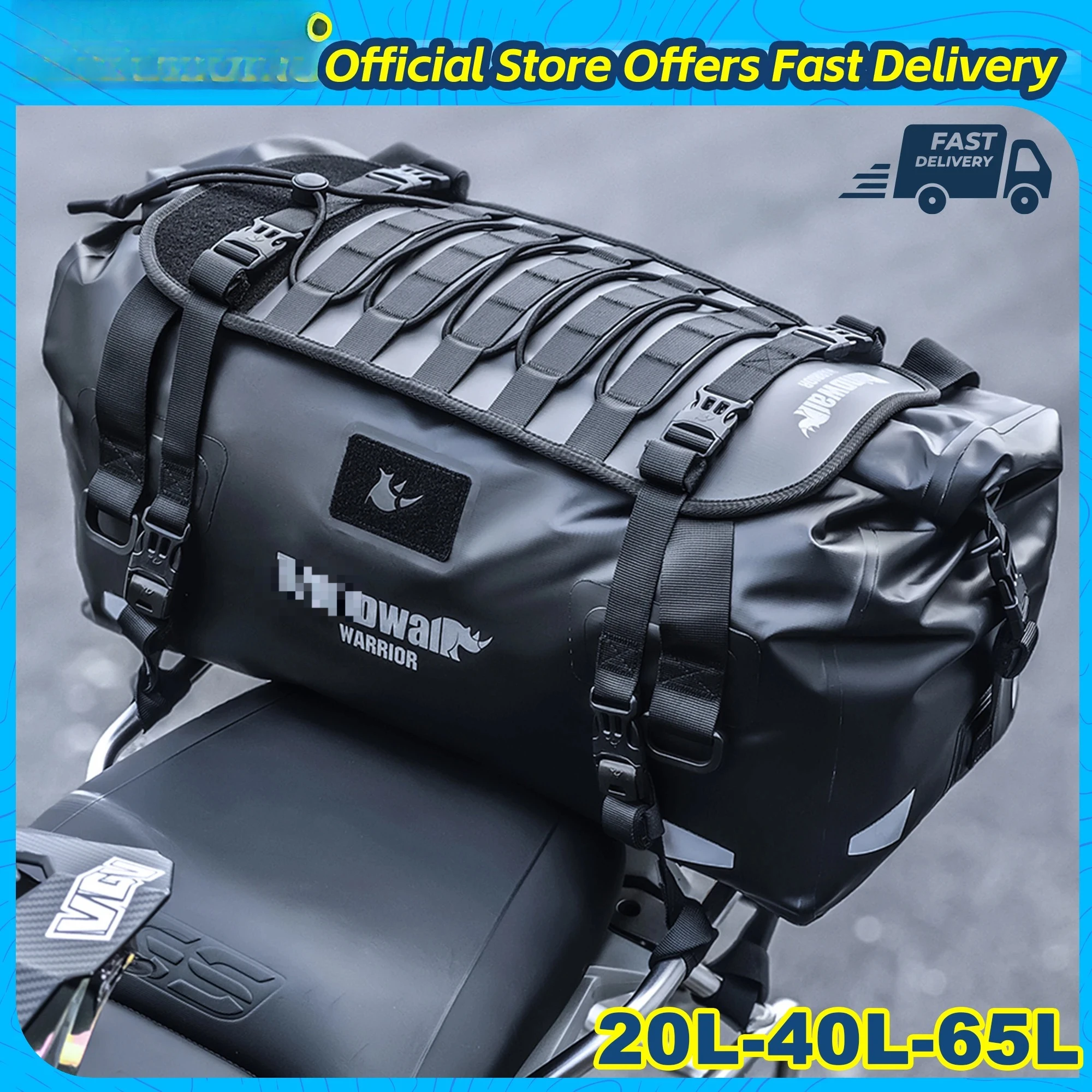 Rhinowalk Motorcycle Saddle Bag 20L/40L/65L Waterproof Motor Tail Seat Storage Backpack Luggage With MOLLE Expansion Panel
Rhinowalk Motorcycle Saddle Bag 20L/40L/65L Waterproof Motor Tail Seat Storage Backpack Luggage With MOLLE Expansion Panel