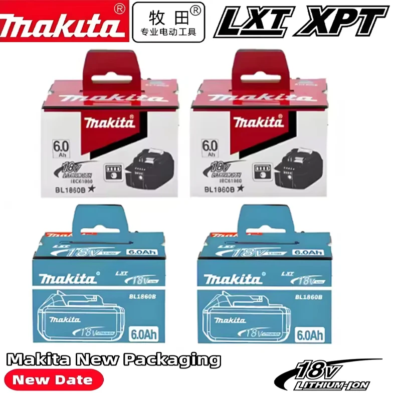 100% Original Makita battery,18V 6.0Ah rechargeable battery, replacing Makita BL1830B L1840B L1850B L1860B,power tool battery
100% Original Makita battery,18V 6.0Ah rechargeable battery, replacing Makita BL1830B L1840B L1850B L1860B,power tool battery