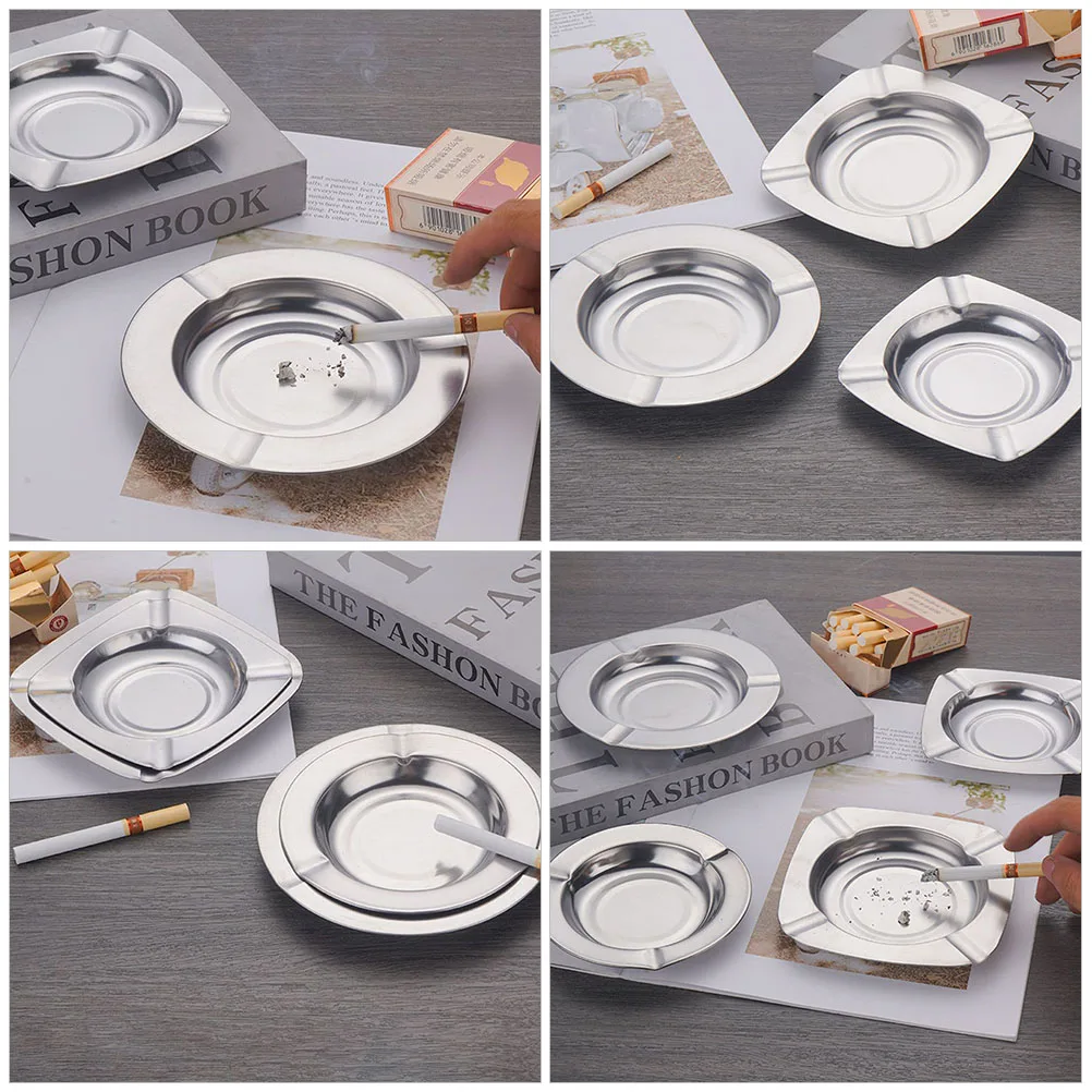 2pcs Stainless Ashtray Stainless Steel Ashtray Square Home Metal Anti Slip Hotel Bar Smoke Holder Indoor Outdoor
2pcs Stainless Ashtray Stainless Steel Ashtray Square Home Metal Anti Slip Hotel Bar Smoke Holder Indoor Outdoor