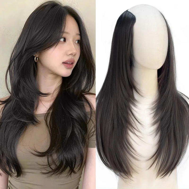 Synthetic Clip in Hair Extensions Wig Long High Layered Hair Extensions Hairpiece with BB Clips for Women Daily Party Use
Synthetic Clip in Hair Extensions Wig Long High Layered Hair Extensions Hairpiece with BB Clips for Women Daily Party Use