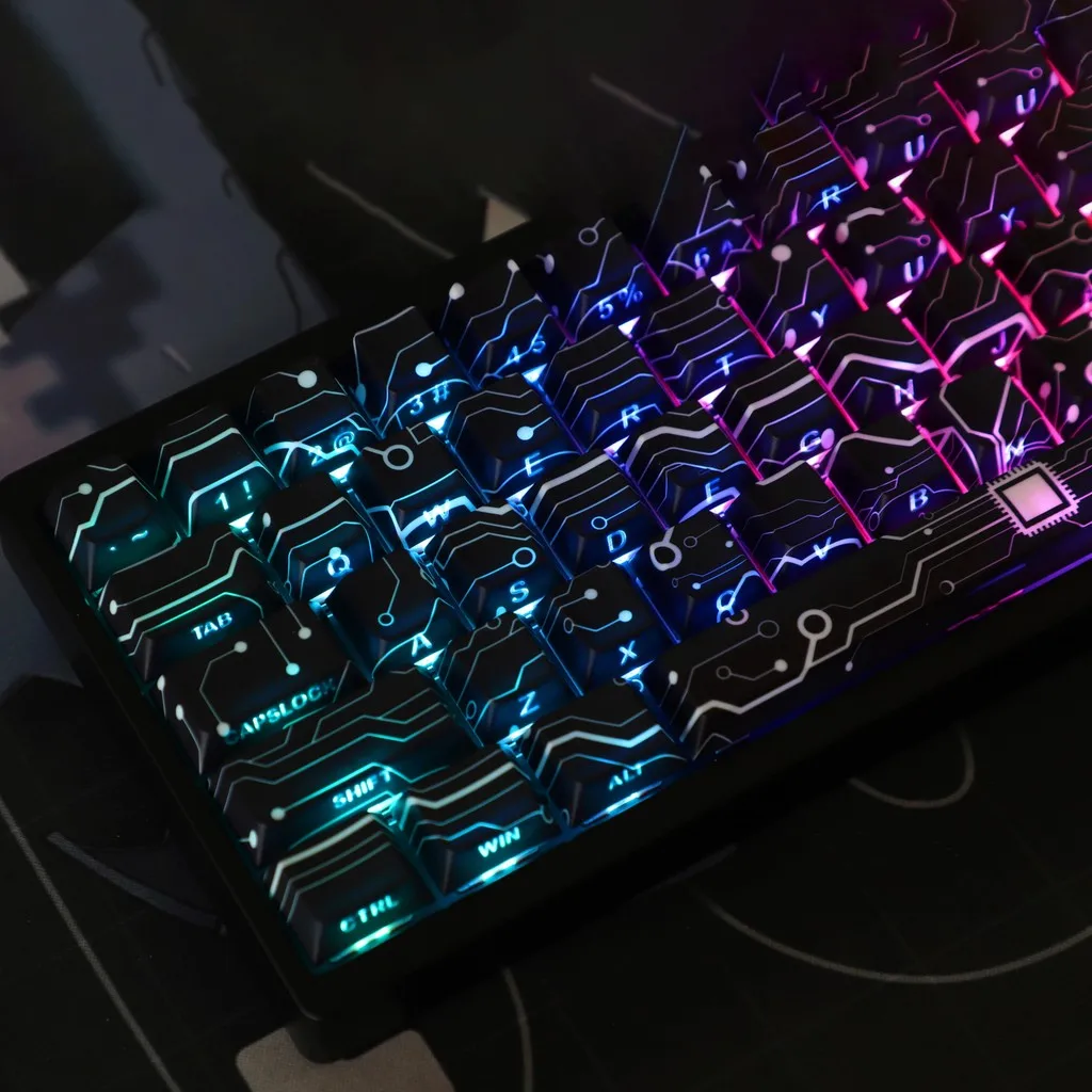 Electron Keycaps Side Print Shine Through PBT Material DYE-sublimation Cherry Profile 130 Key Customized for Mechanical Keyboard
Electron Keycaps Side Print Shine Through PBT Material DYE-sublimation Cherry Profile 130 Key Customized for Mechanical Keyboard