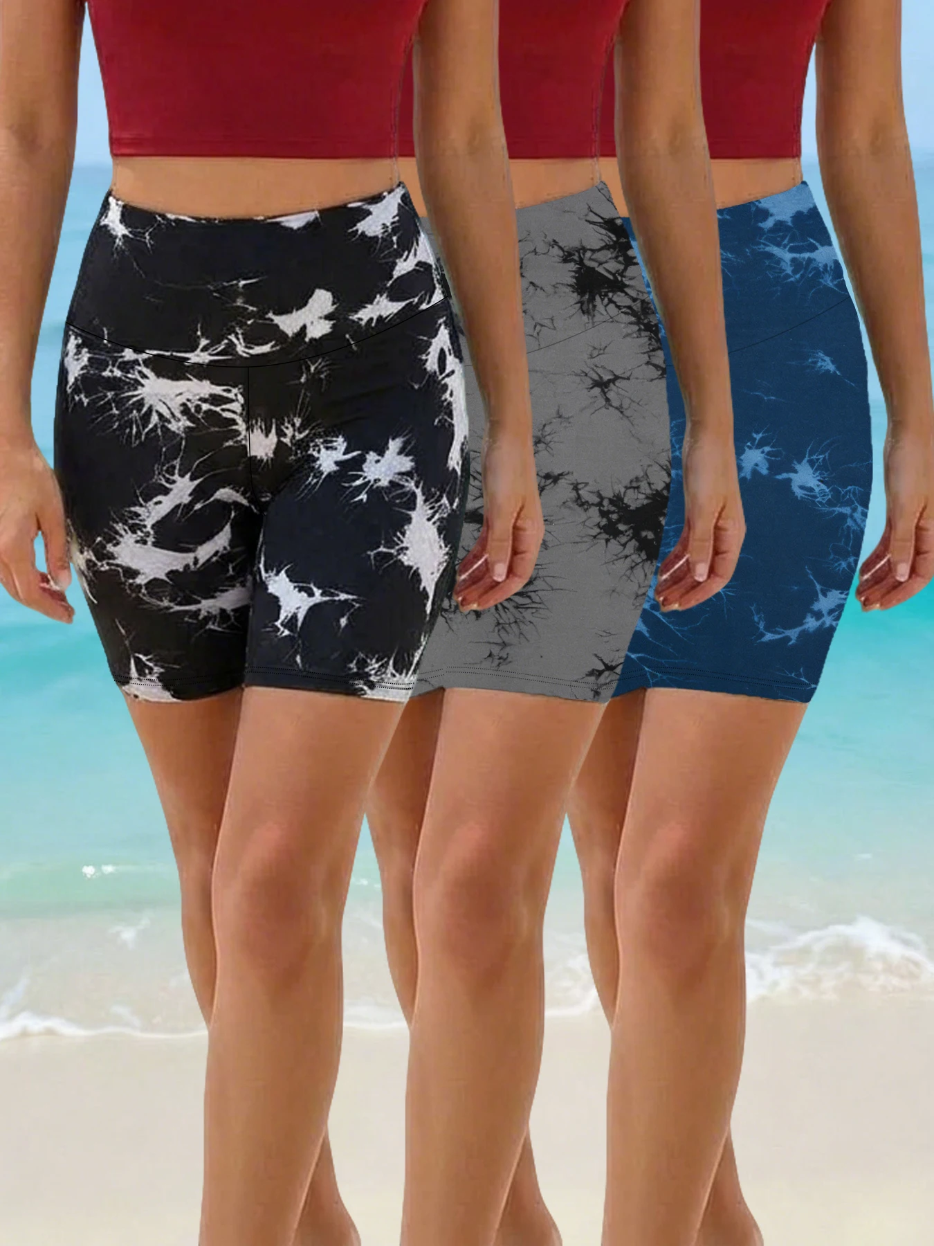 3 Pack Women Yoga Running Shorts Tie Dye Print High Waisted Super Soft No See Through Sport Biker Workout
3 Pack Women Yoga Running Shorts Tie Dye Print High Waisted Super Soft No See Through Sport Biker Workout