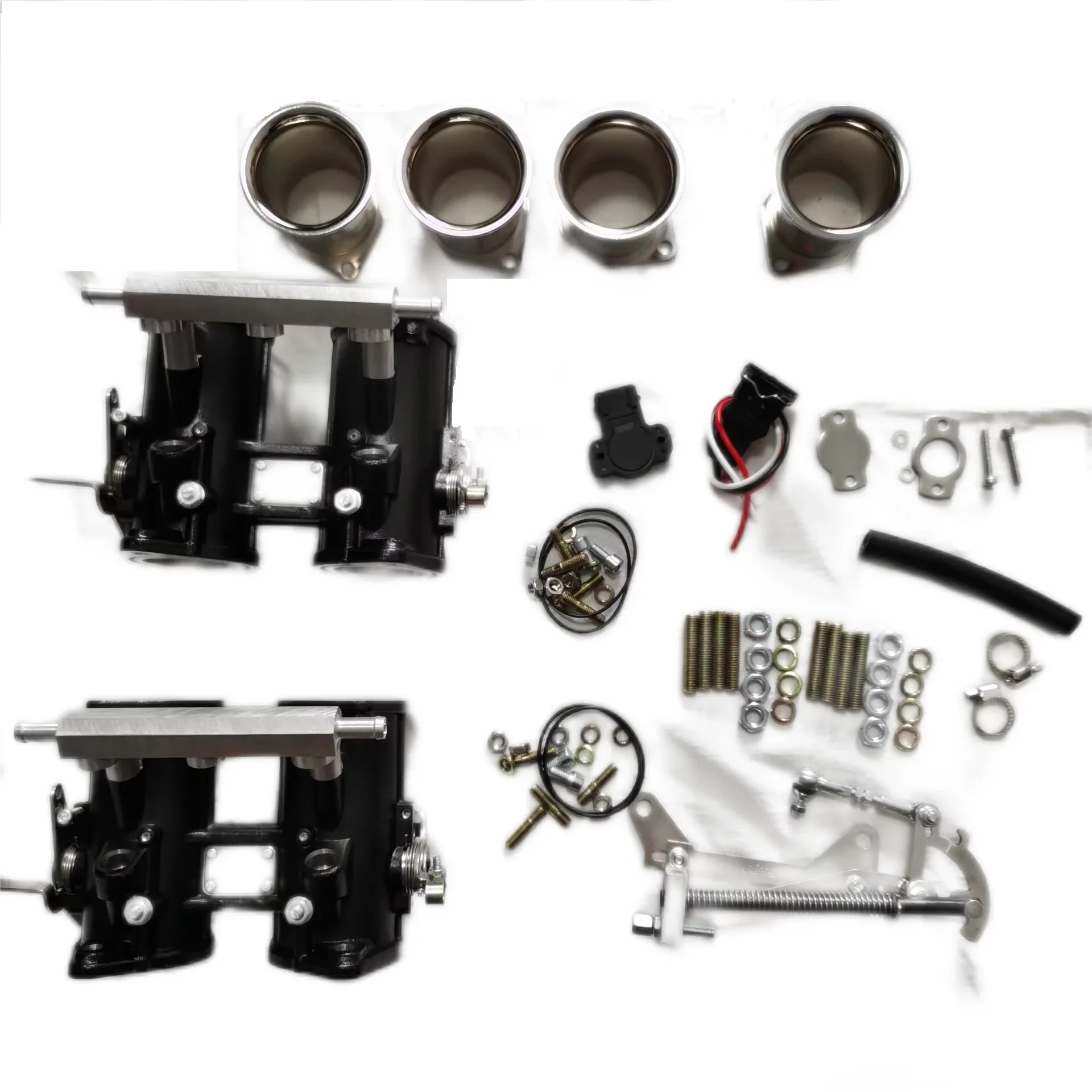 FAJS 40-55MM DCOE Throttle Bodies and TPS and air Horn and Linkage and Base Gasket
FAJS 40-55MM DCOE Throttle Bodies and TPS and air Horn and Linkage and Base Gasket