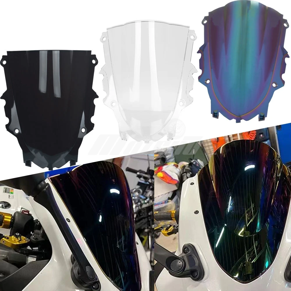Double Windshield Motorcycle Accessories Visor Windscreen Bubble Fit For YAMAHA YZF R25 R3 YZF-R25 YZF-R3 YZFR25 YZFR3 2019-2025
Double Windshield Motorcycle Accessories Visor Windscreen Bubble Fit For YAMAHA YZF R25 R3 YZF-R25 YZF-R3 YZFR25 YZFR3 2019-2025