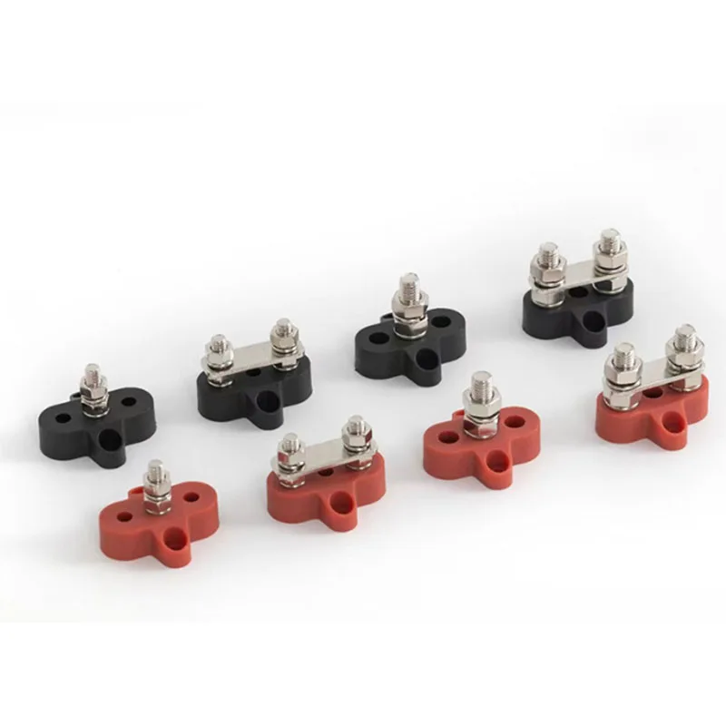 M6 M8 M10 Junction Terminal Block Stud Bus Bar Heavy Duty Battery Power Distribution DC 48V Busbar Red/Black Automotive RV Boat
M6 M8 M10 Junction Terminal Block Stud Bus Bar Heavy Duty Battery Power Distribution DC 48V Busbar Red/Black Automotive RV Boat