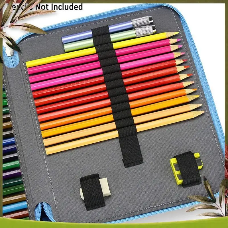 New-120 Slots Colored Pencil Case Oxford Fabric Pen Case With Compartments Pencil Holder For Watercolor Pencils
New-120 Slots Colored Pencil Case Oxford Fabric Pen Case With Compartments Pencil Holder For Watercolor Pencils