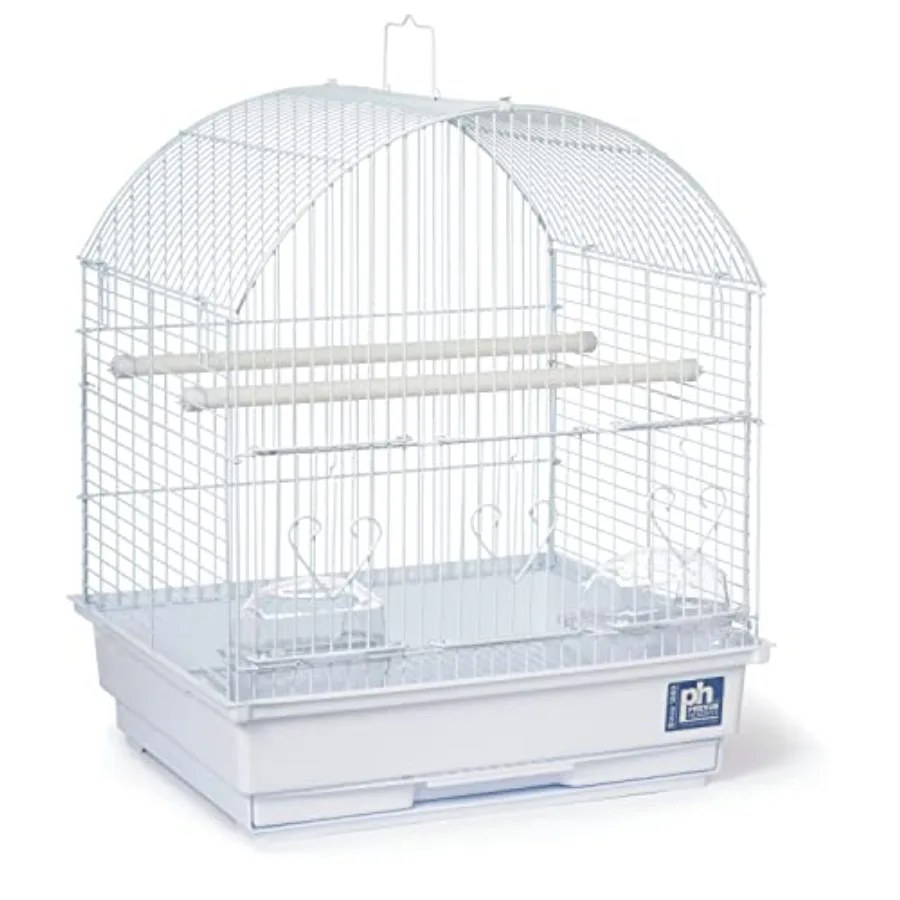 Parakeet Starter Cage Kit for small birds powder-coated steel gray includes toys perches cups removable grill and pullout tray
Parakeet Starter Cage Kit for small birds powder-coated steel gray includes toys perches cups removable grill and pullout tray